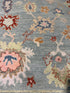 Alison Leiby 8x10 Blue Hand-Knotted Oushak Rug