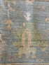 Dr. Samira Mohan 10.2x14 Blue Whitewashed Afghani Oushak