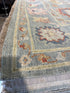Alison Leiby 8x10 Blue Hand-Knotted Oushak Rug