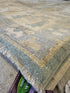 Dr. Samira Mohan 10.2x14 Blue Whitewashed Afghani Oushak