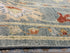 Alison Leiby 8x10 Blue Hand-Knotted Oushak Rug