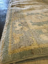 Dr. Samira Mohan 10.2x14 Blue Whitewashed Afghani Oushak