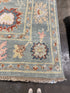 Alison Leiby 8x10 Blue Hand-Knotted Oushak Rug