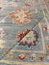 Alison Leiby 8x10 Blue Hand-Knotted Oushak Rug