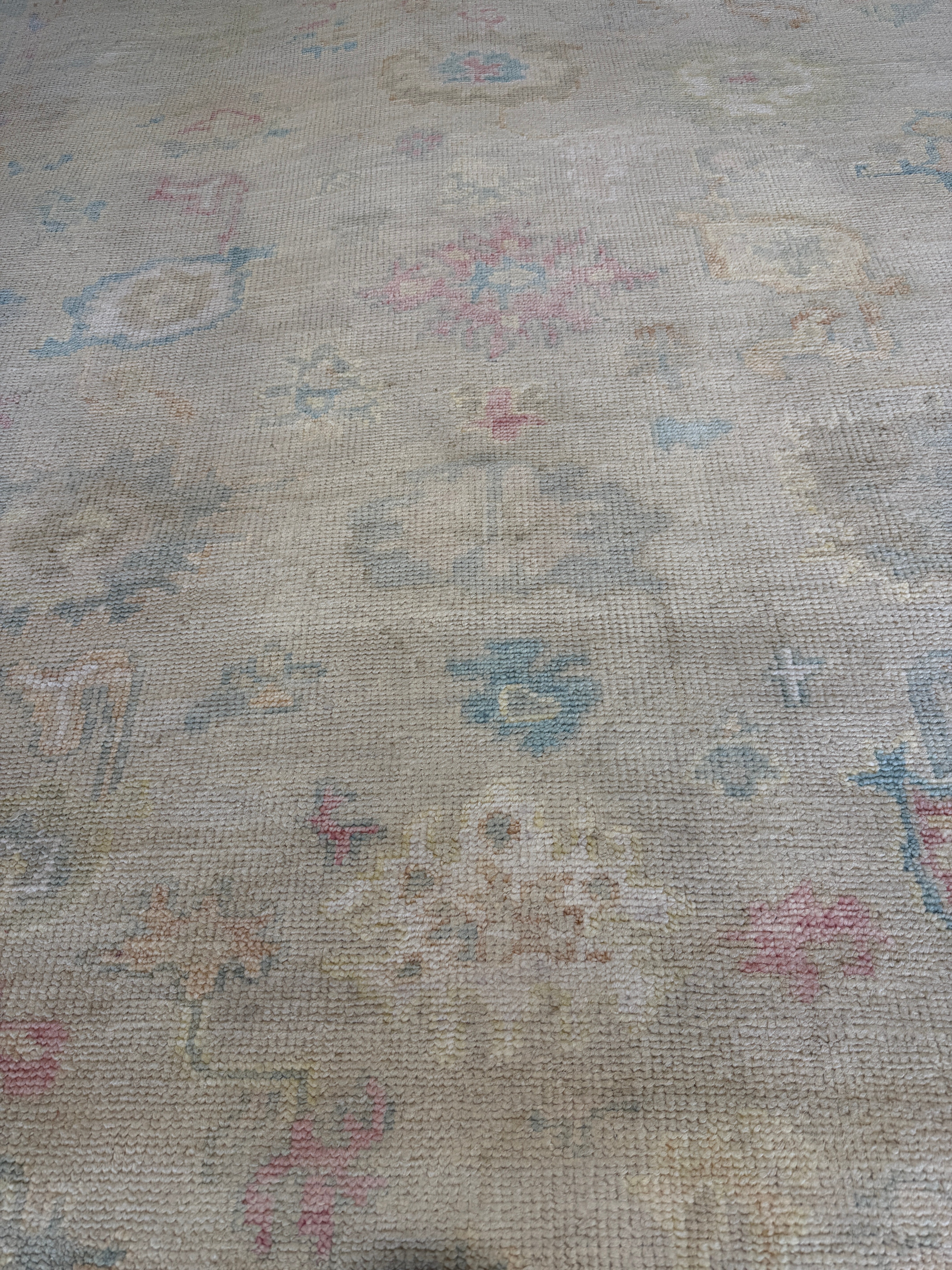 Benedetta Kardashian 8x10 Multi Color Hand-Knotted Oushak Rug