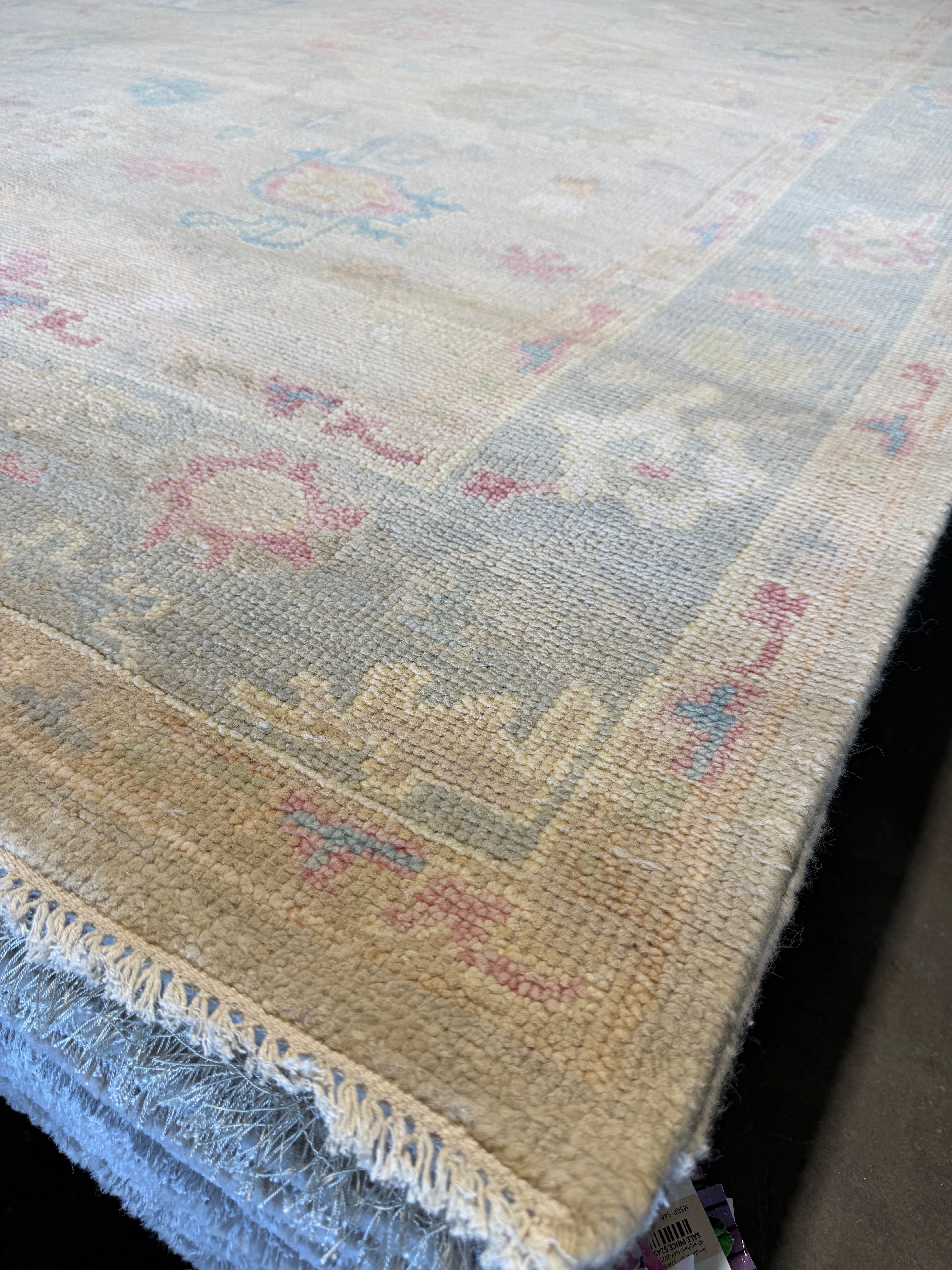 Benedetta Kardashian 8x10 Multi Color Hand-Knotted Oushak Rug