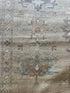 Perlah Alawi 8.11x11.11 Light Blue Whitewashed Afghani Oushak
