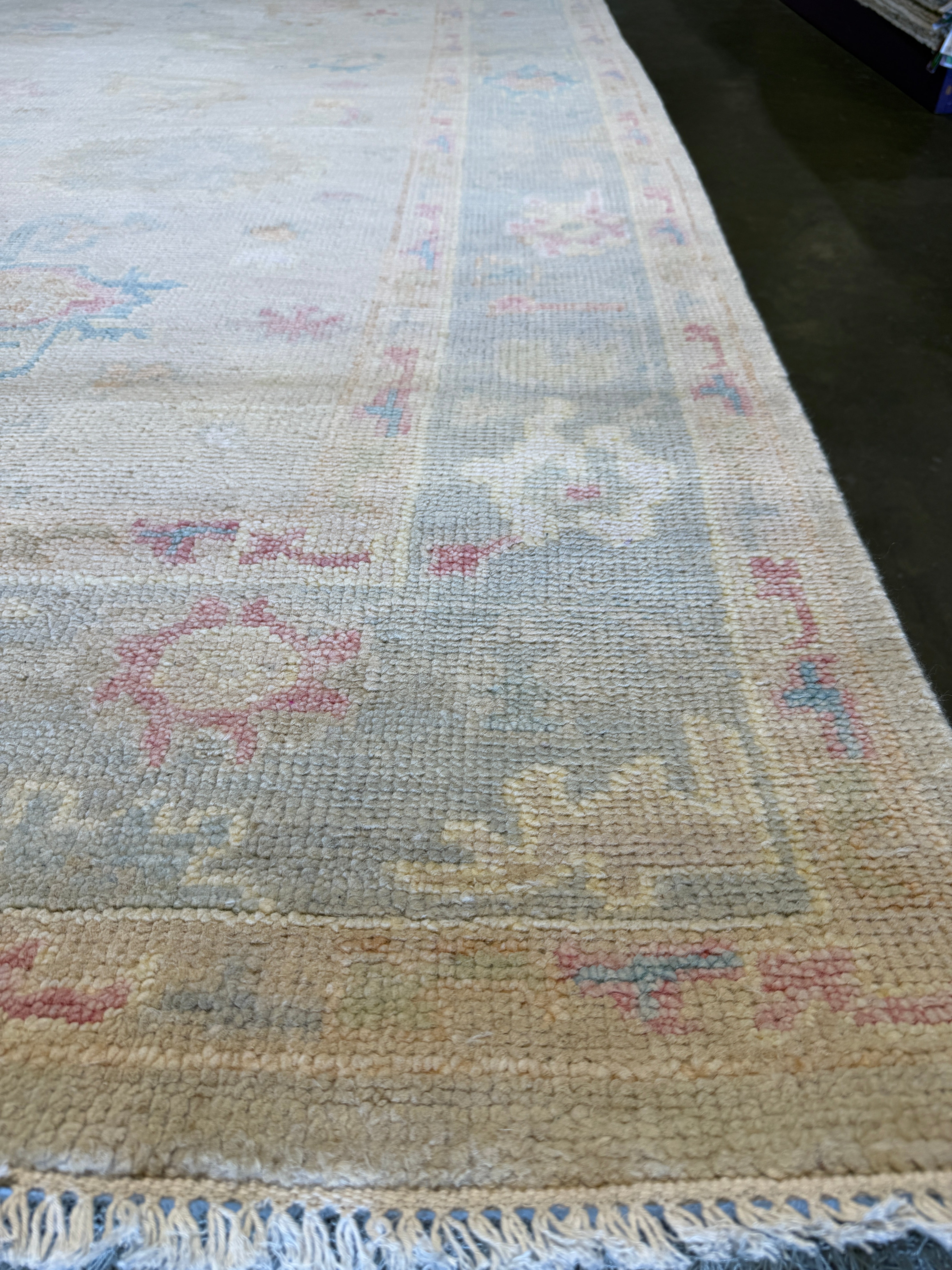 Benedetta Kardashian 8x10 Multi Color Hand-Knotted Oushak Rug