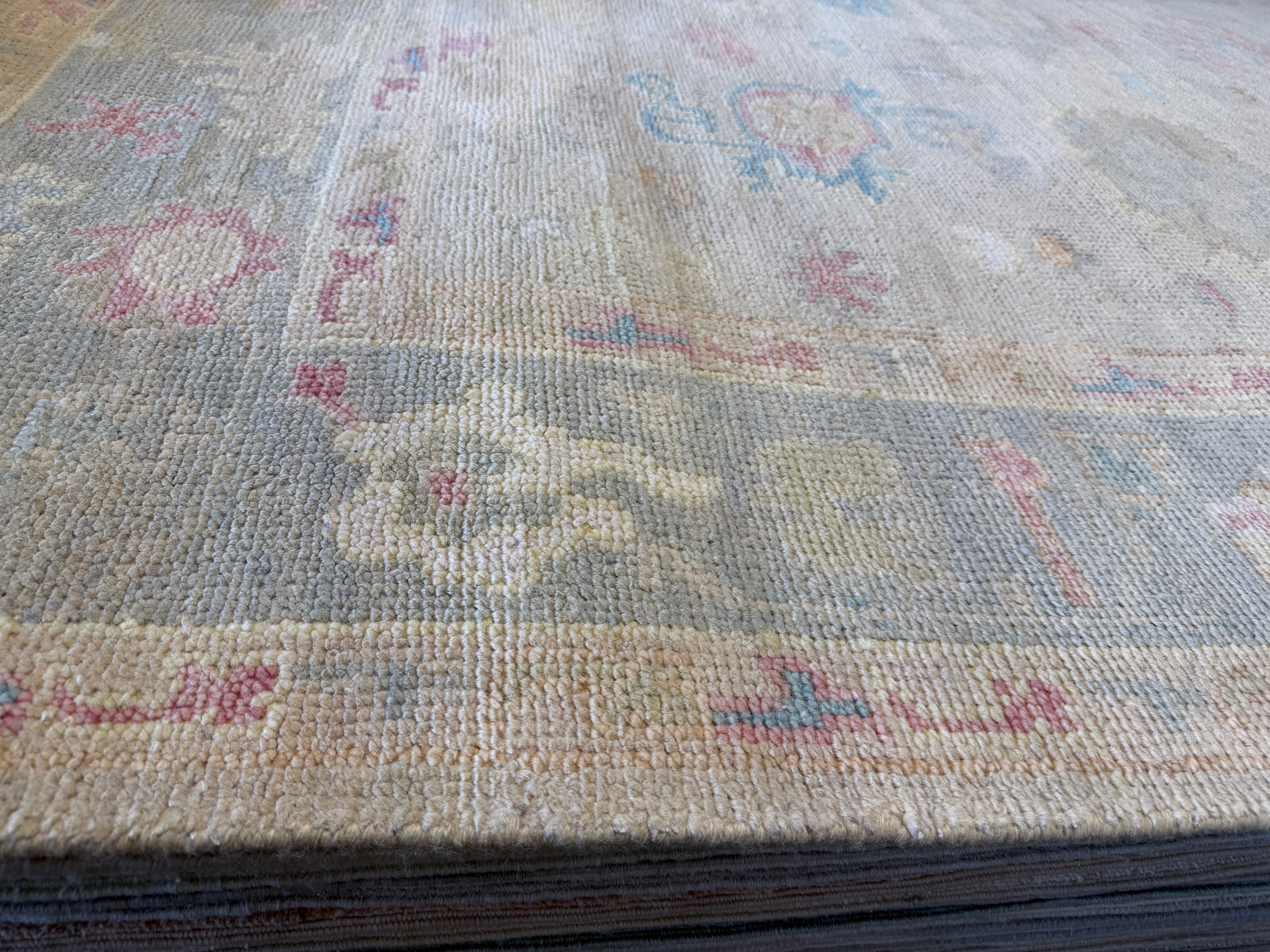 Benedetta Kardashian 8x10 Multi Color Hand-Knotted Oushak Rug