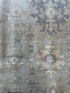 Perlah Alawi 8.11x11.11 Light Blue Whitewashed Afghani Oushak