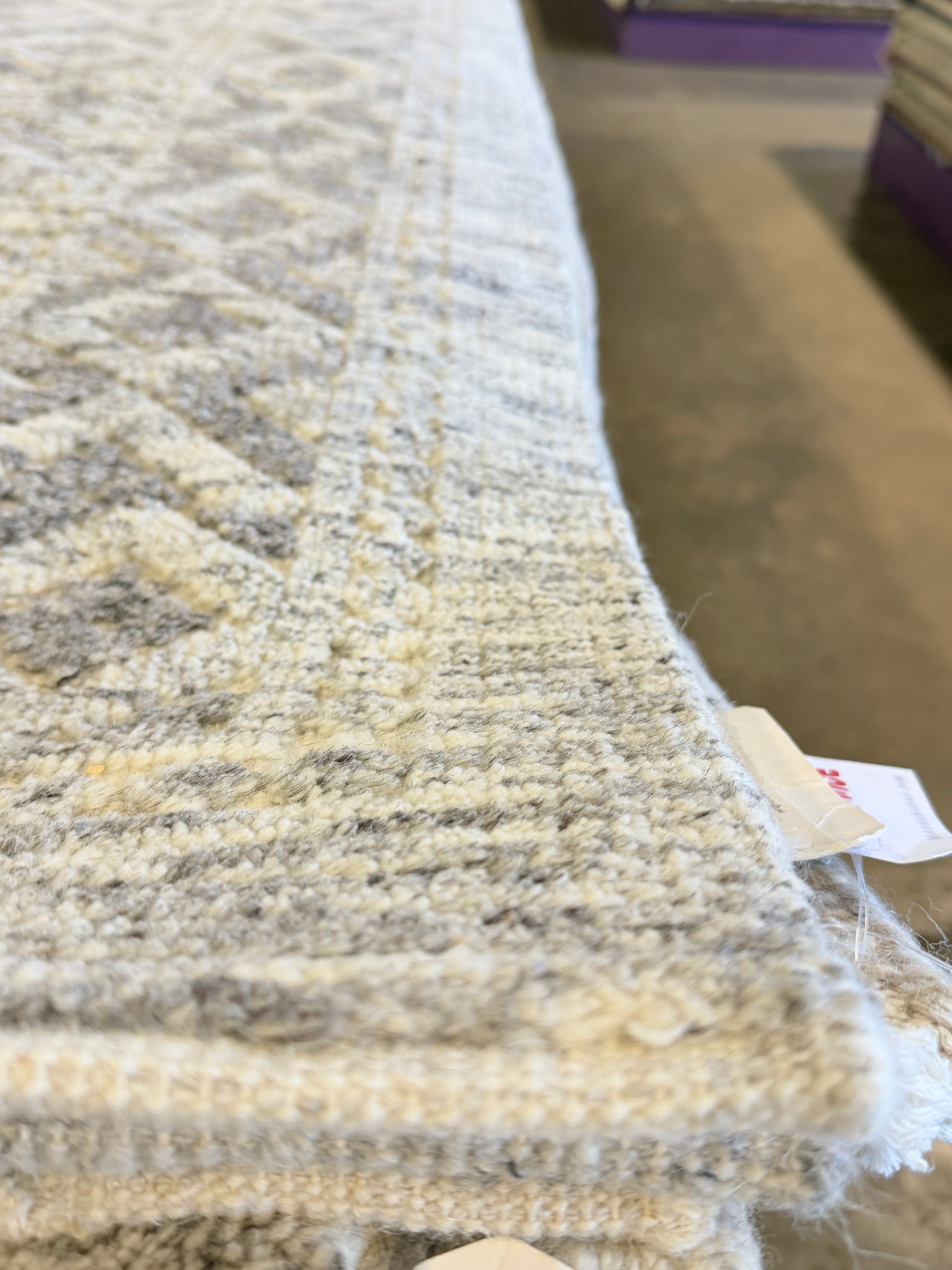 Werner 9.3x12 Hand-Knotted Grey & Silver Modern