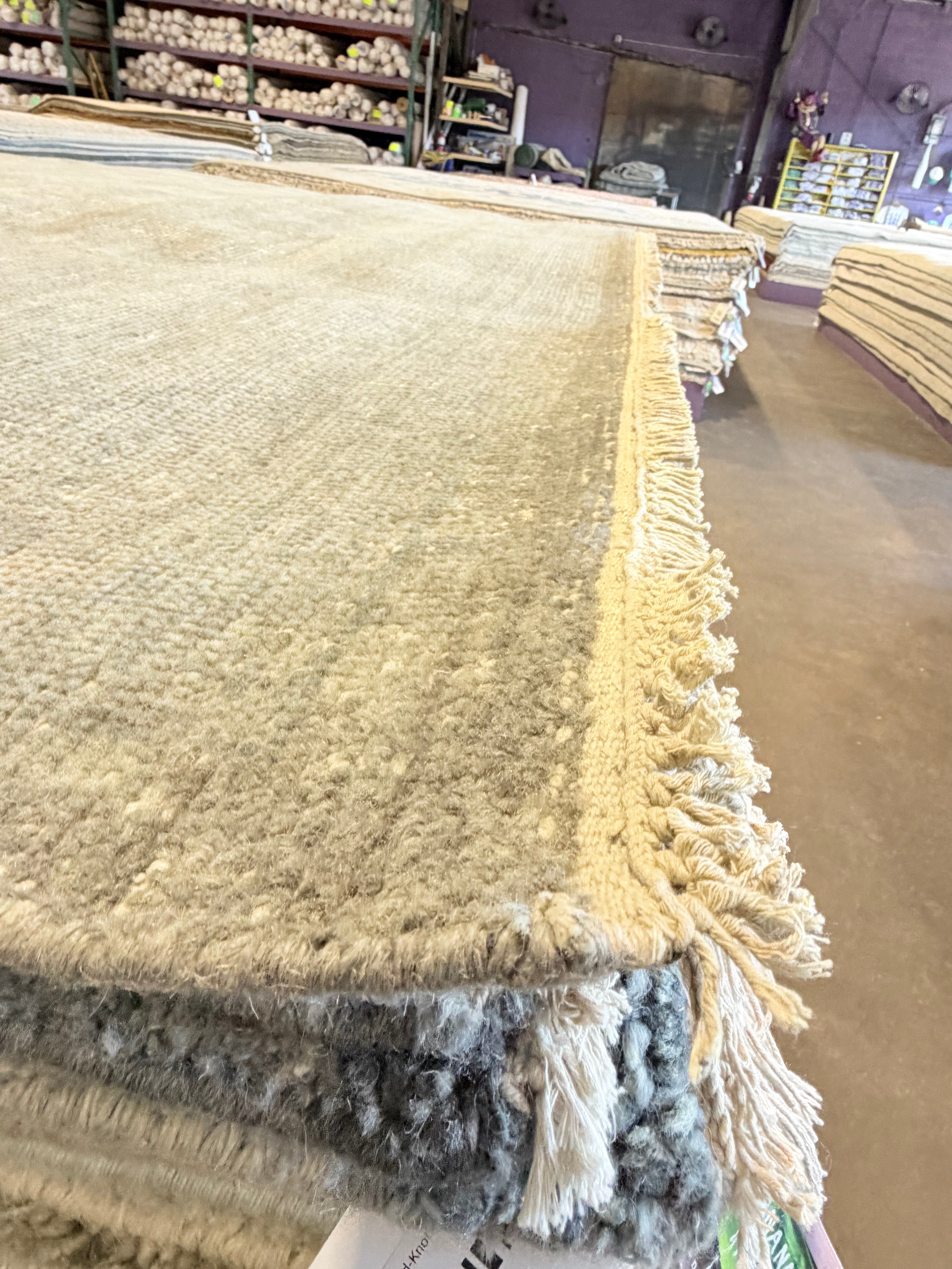 Daliah 7.9x10 Dark Grey Hand-Knotted Oushak