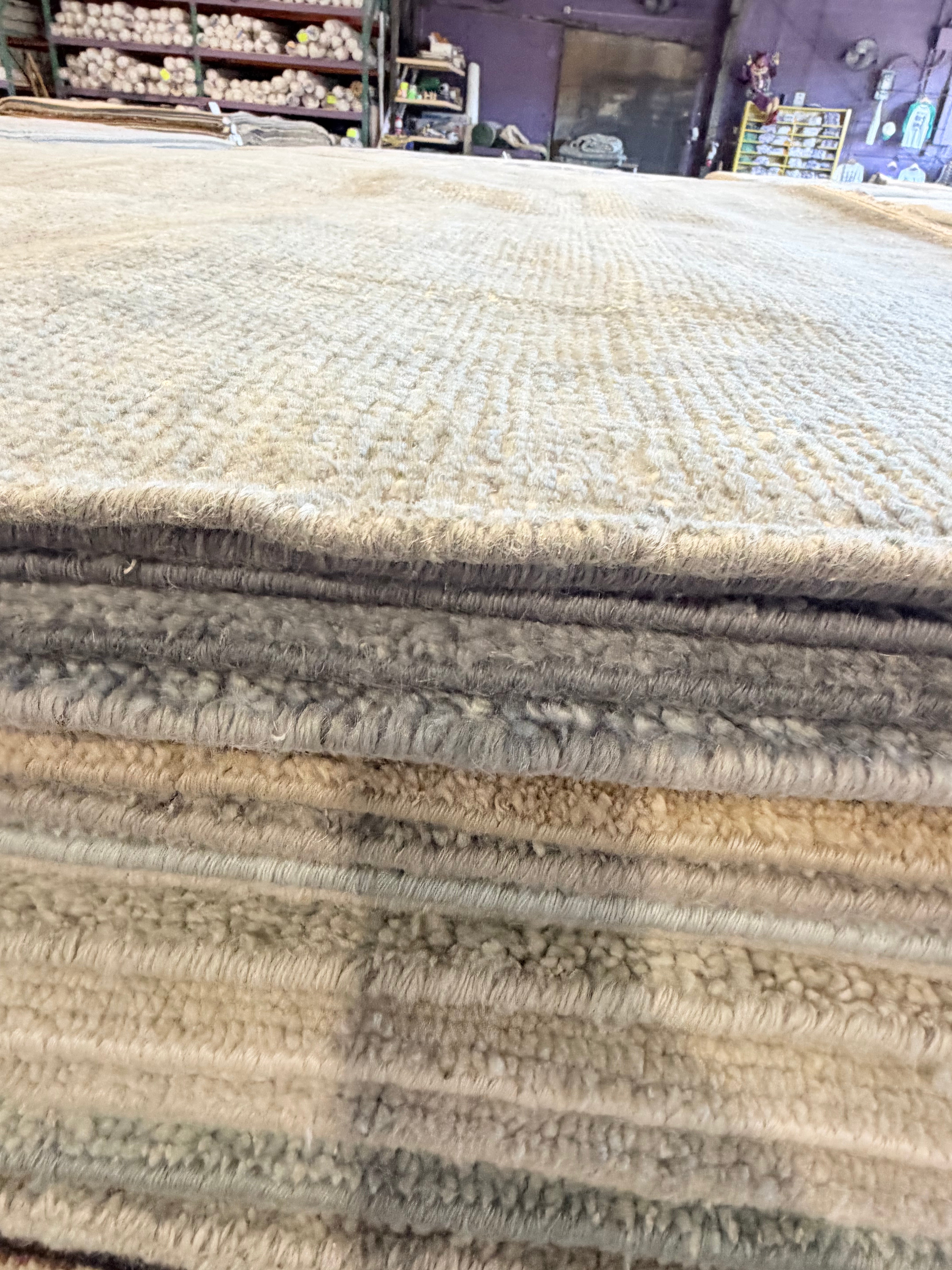 Daliah 7.9x10 Dark Grey Hand-Knotted Oushak