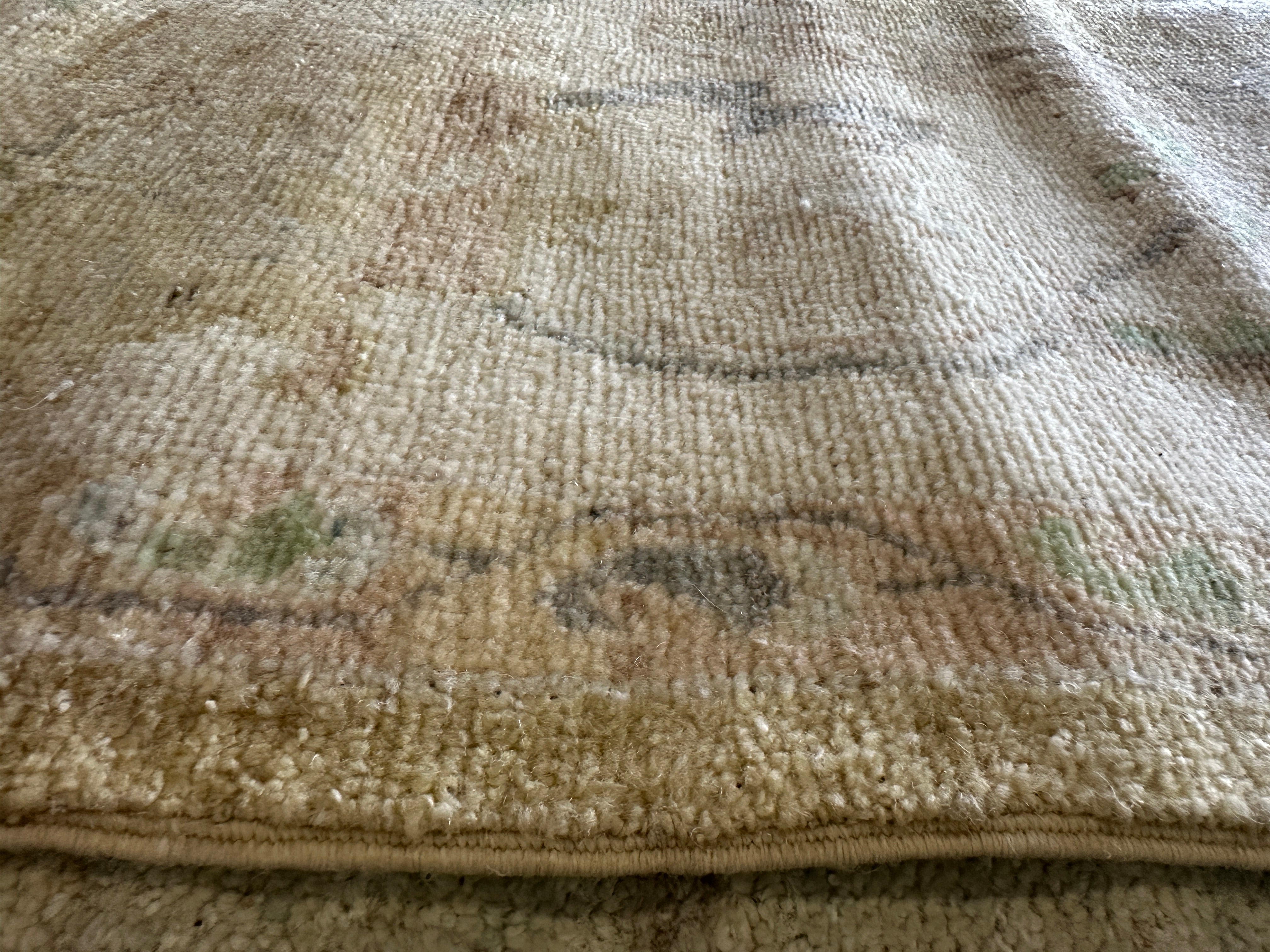 Samantha Sloyan 9x11.10 Yellow Whitewashed Afghani Oushak