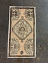 Vintage 1.6x2.10 Pink and Brown Turkish Oushak Small Rug