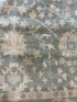 Danielle Cabral 9x12 Hand-Knotted Oushak Grey and Beige