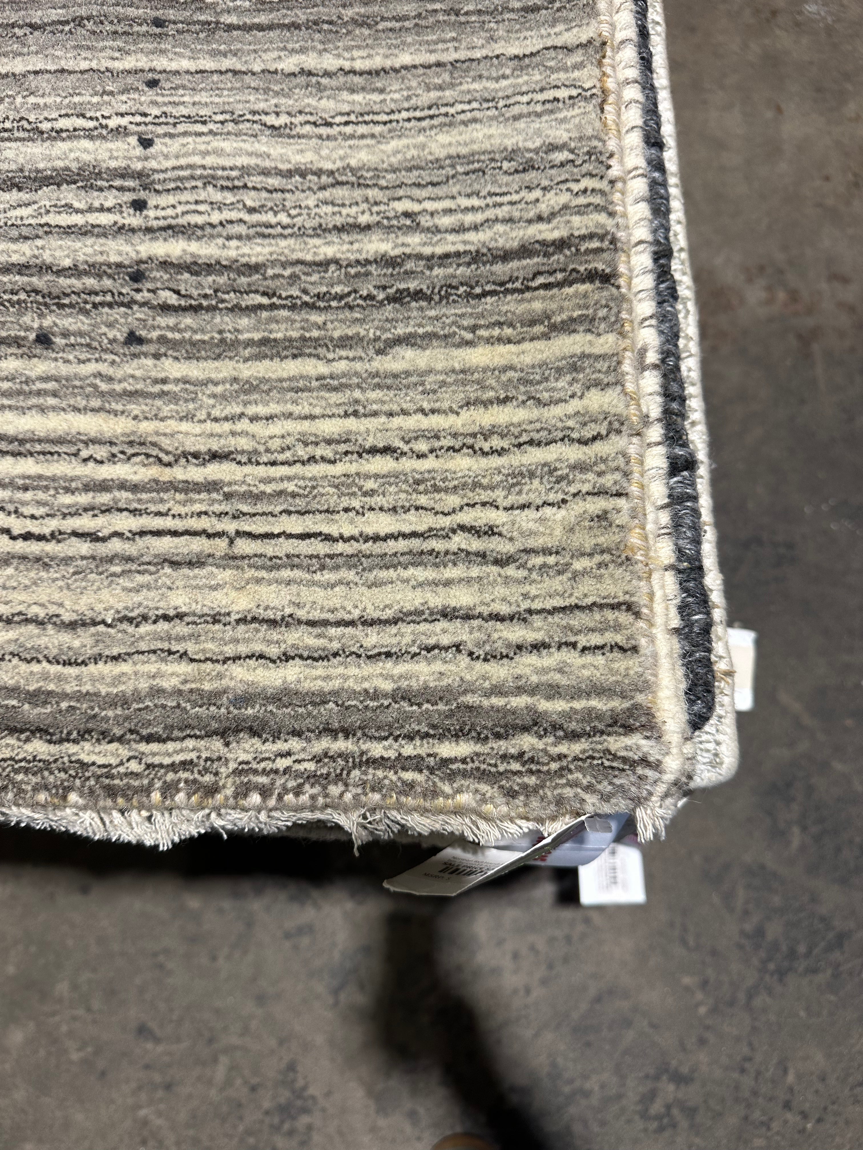 Carter 6.6x8.6  Grey Mixed Handwoven Rug