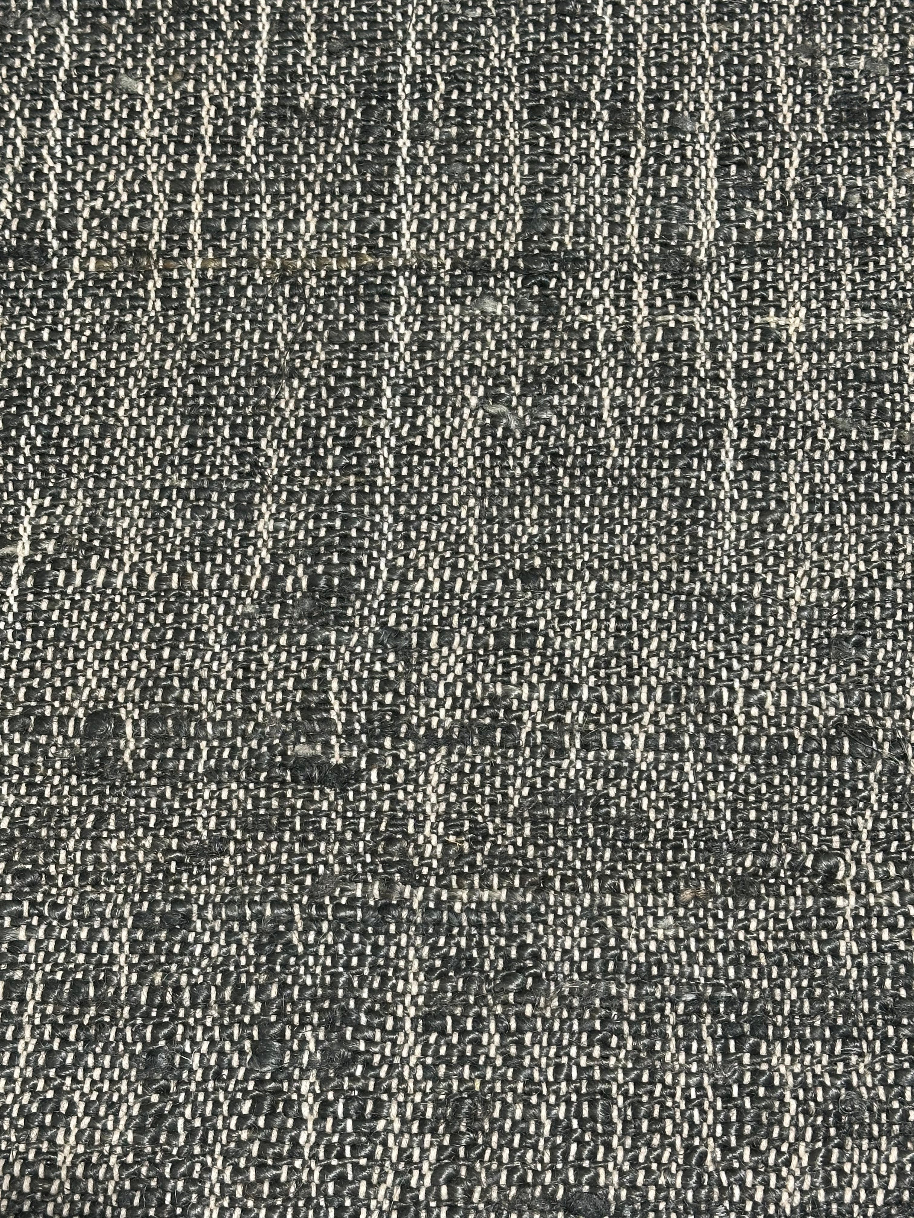 Fergalicious 6x9.6 Handwoven Dark Gray Jute Rug CLEARANCE