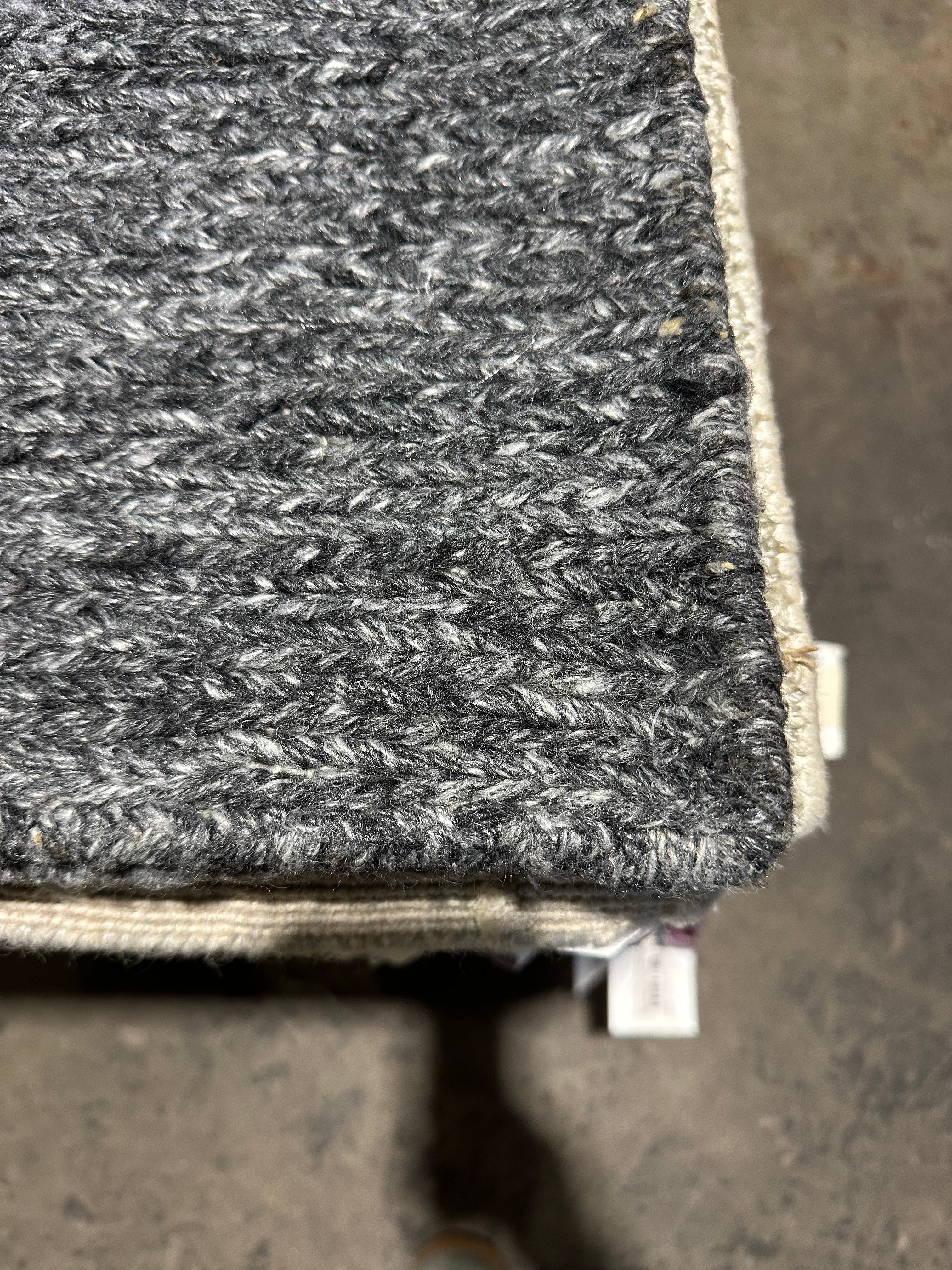 Cloud 9 PET Yarn Grey Handwoven Rug (Various Sizes) CLEARANCE
