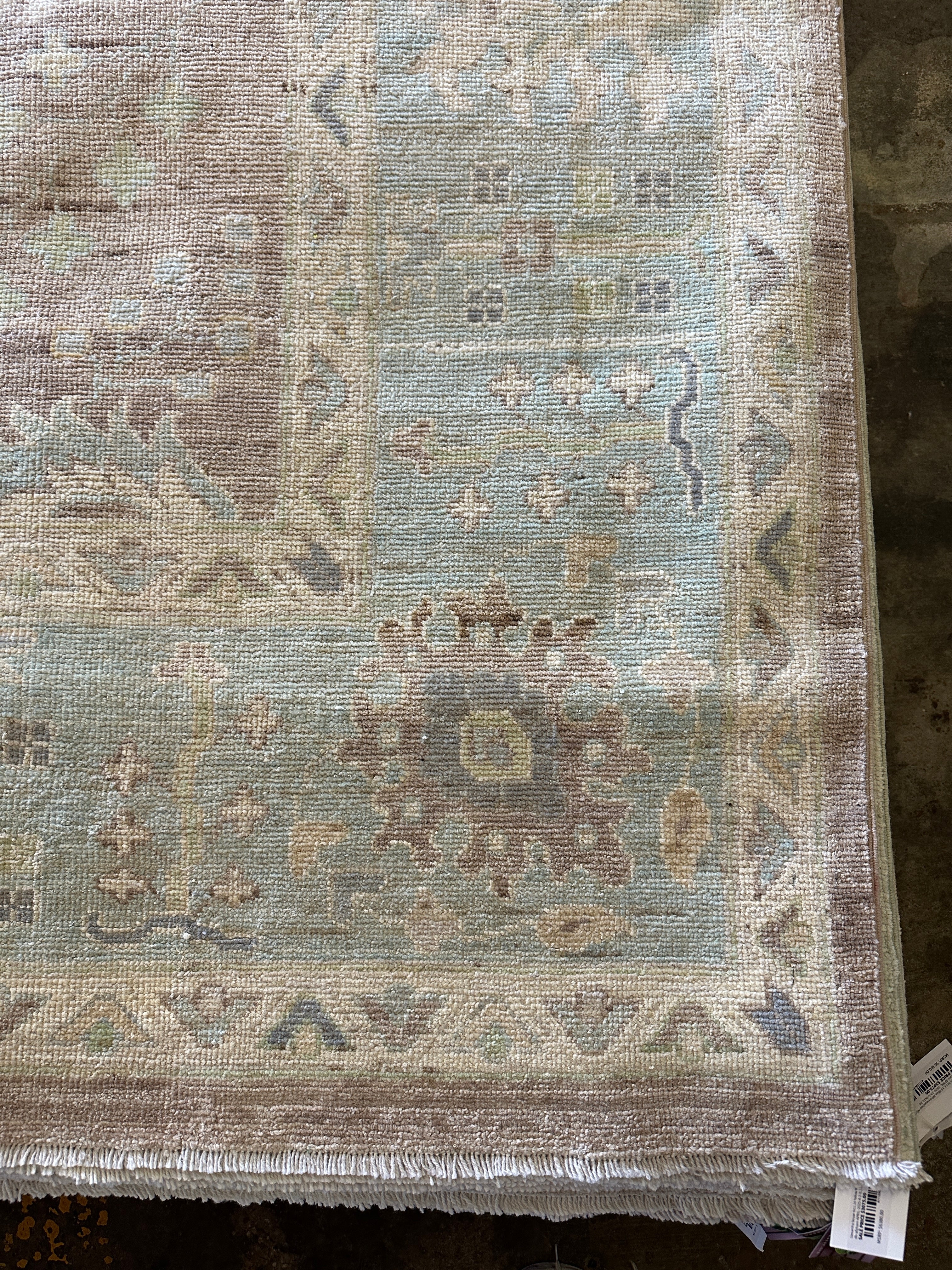 Dr. McKay 8.9x11.11 Brown Whitewashed Afghani Oushak
