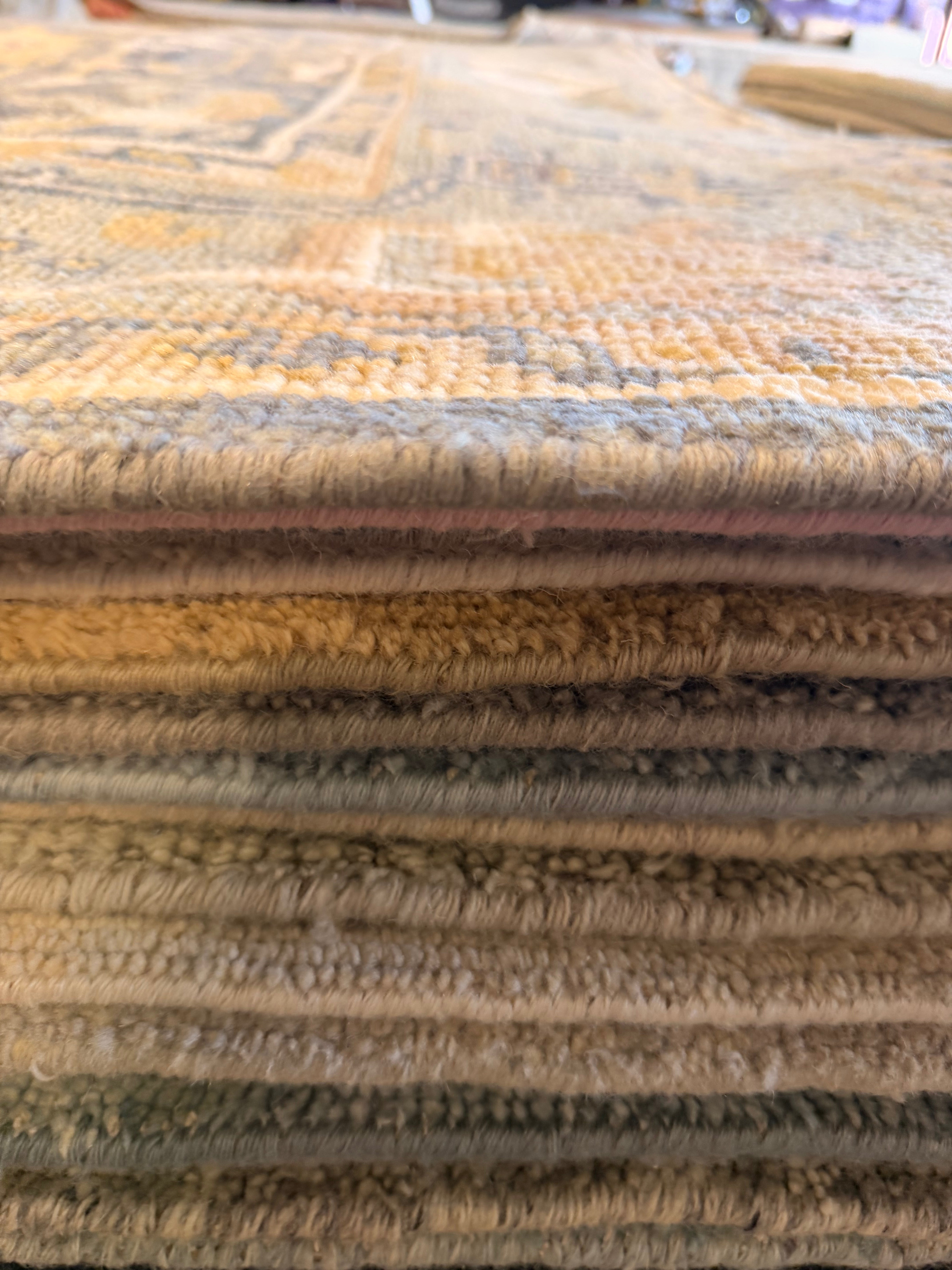 Chelsea 8x10 Dark Grey Hand-Knotted Oushak Rug