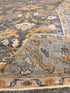 Chelsea 8x10 Dark Grey Hand-Knotted Oushak Rug