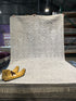 Hel-Loh "Annyong" Bluth  6.6x9.9 Silver Viscose Handwoven Rug