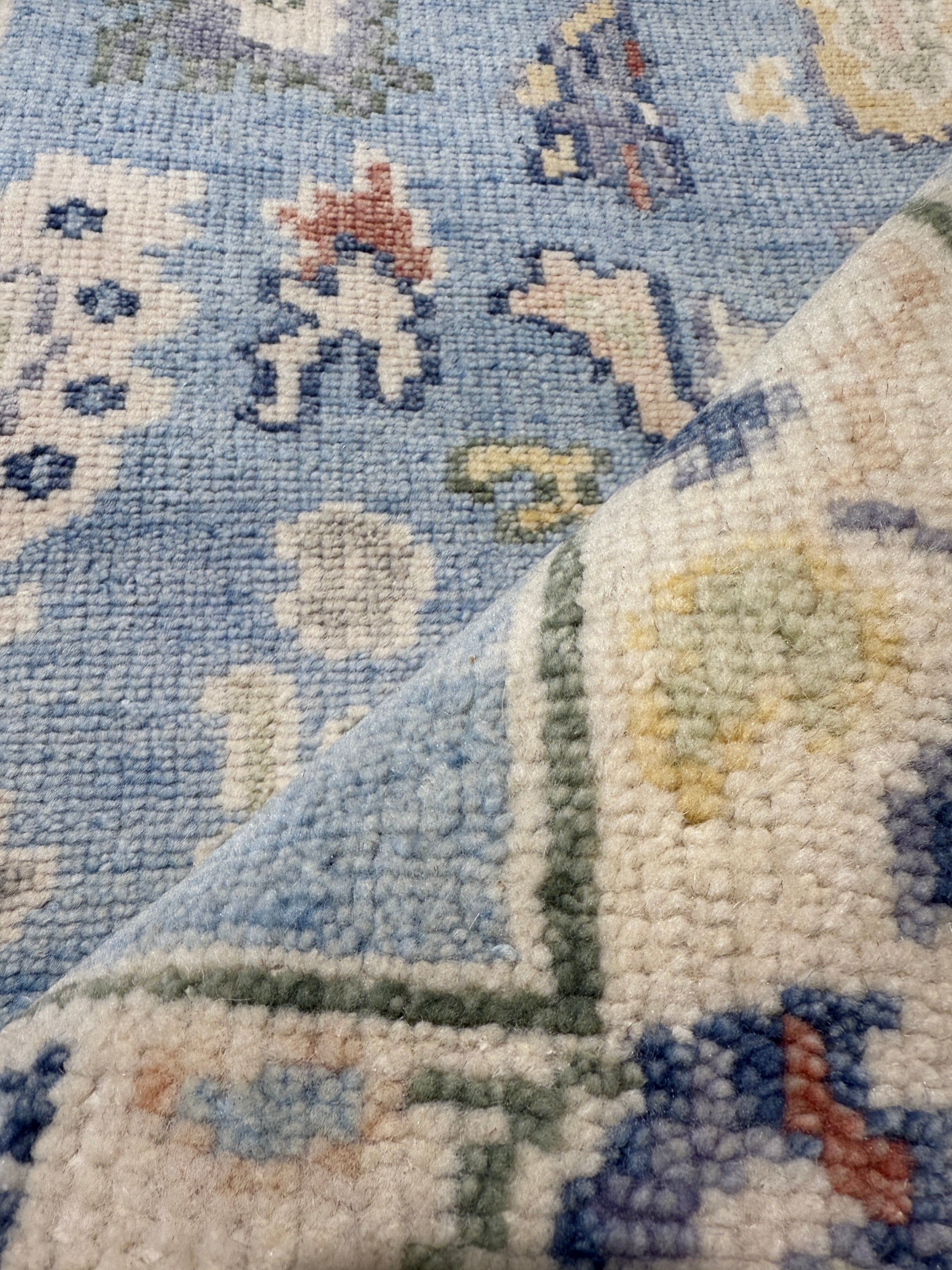 Nicole Richie 3x15 Hand-Knotted Oushak Runner