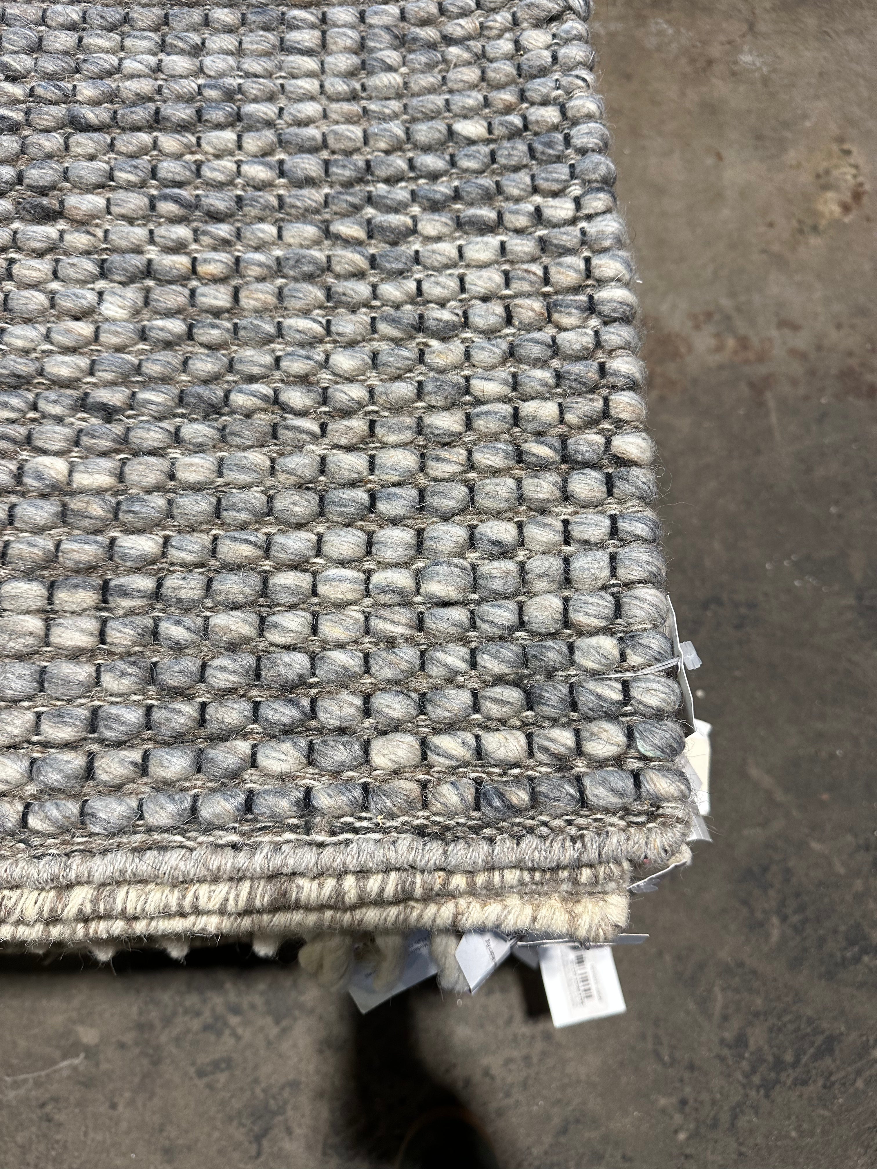 Riley Christain 6x9 Dark Grey Handwoven Modern Rug
