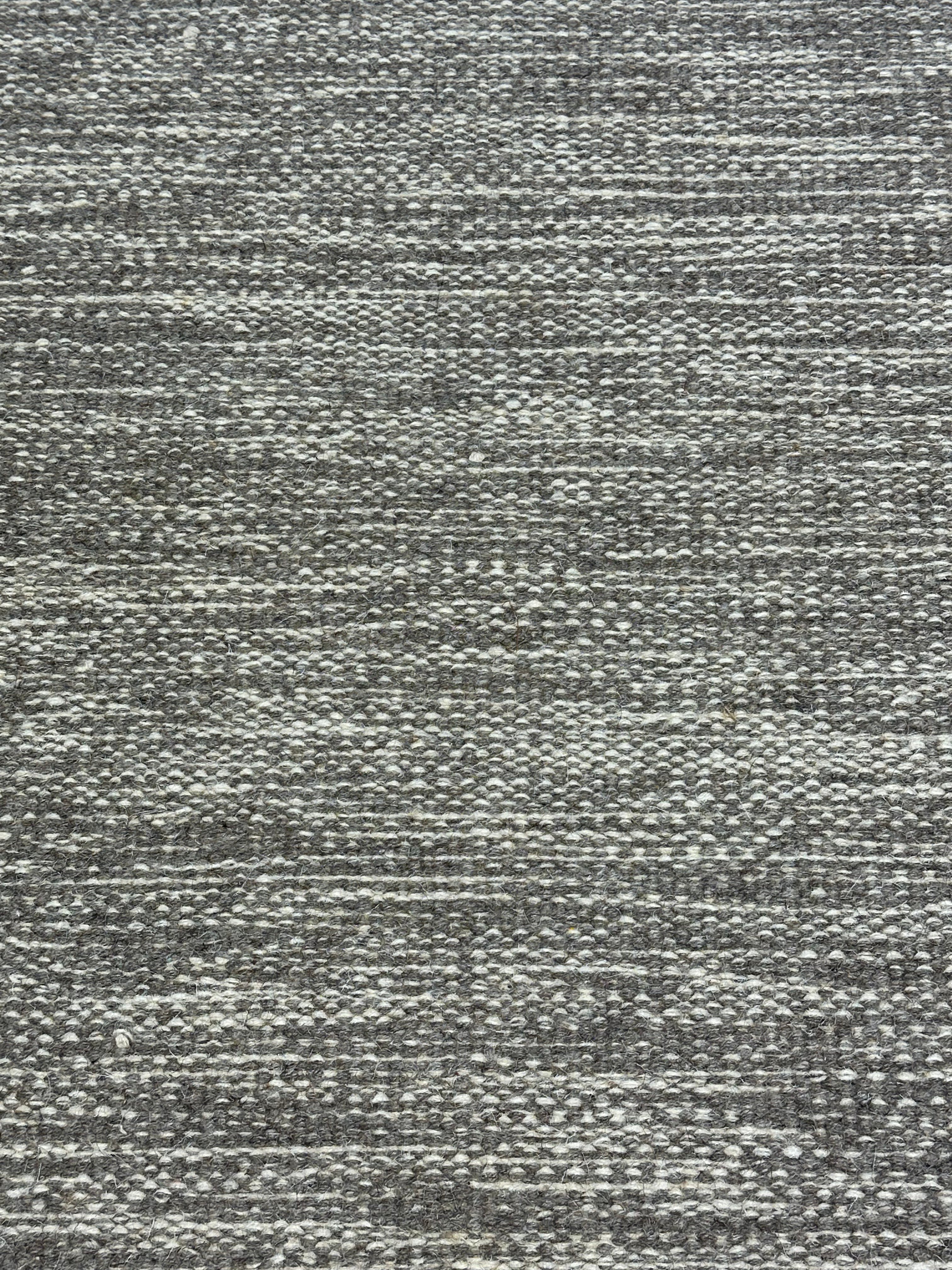 Thomas Tucker 6.9x9.6 Grey Handwoven Modern Rug