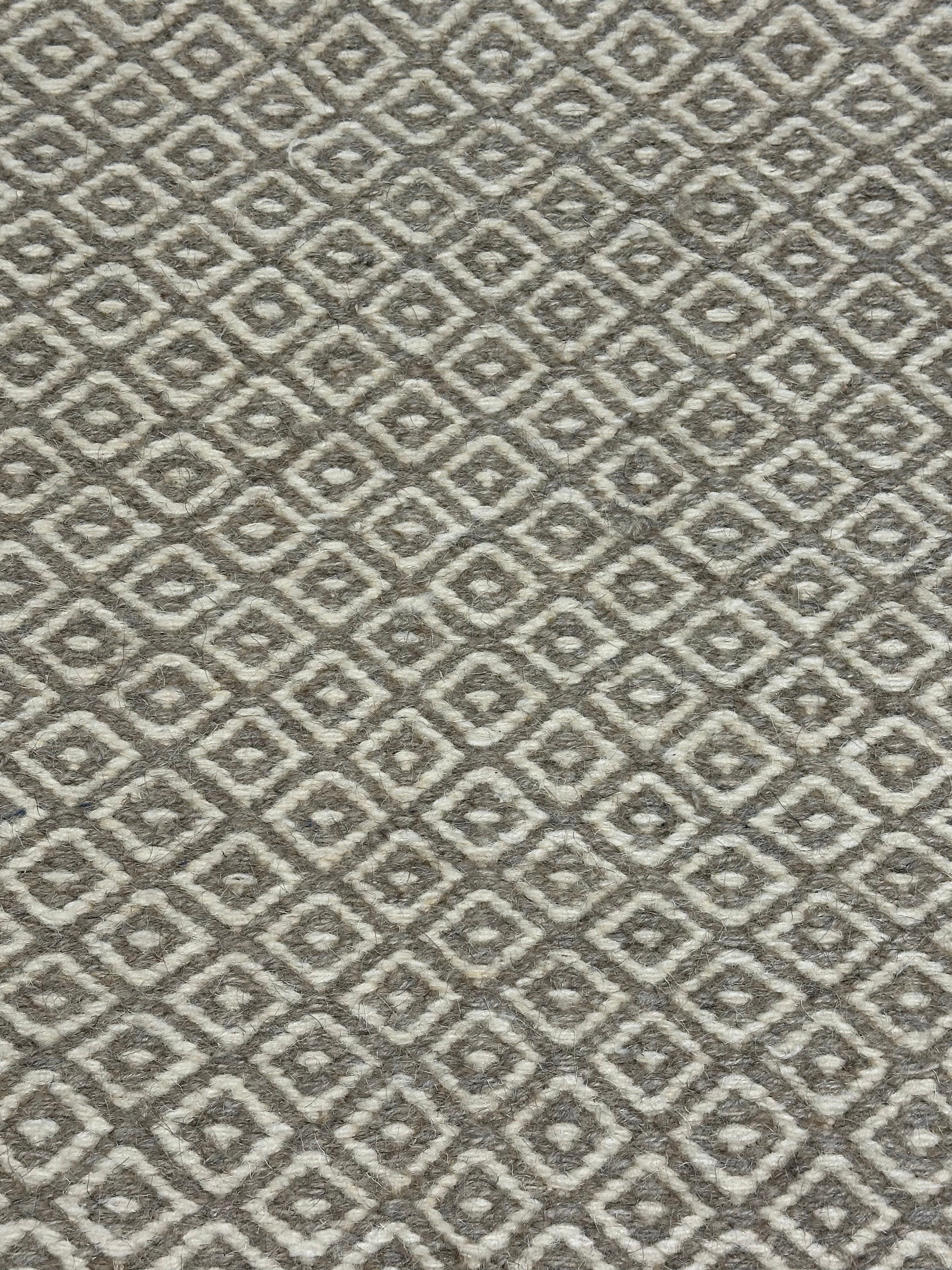 Spencer Dallas 6.3x9 Grey Handwoven Modern Rug