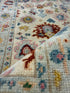 Anne Hathaway 2.6x12 Cream Hand-Knotted Oushak Runner Rug