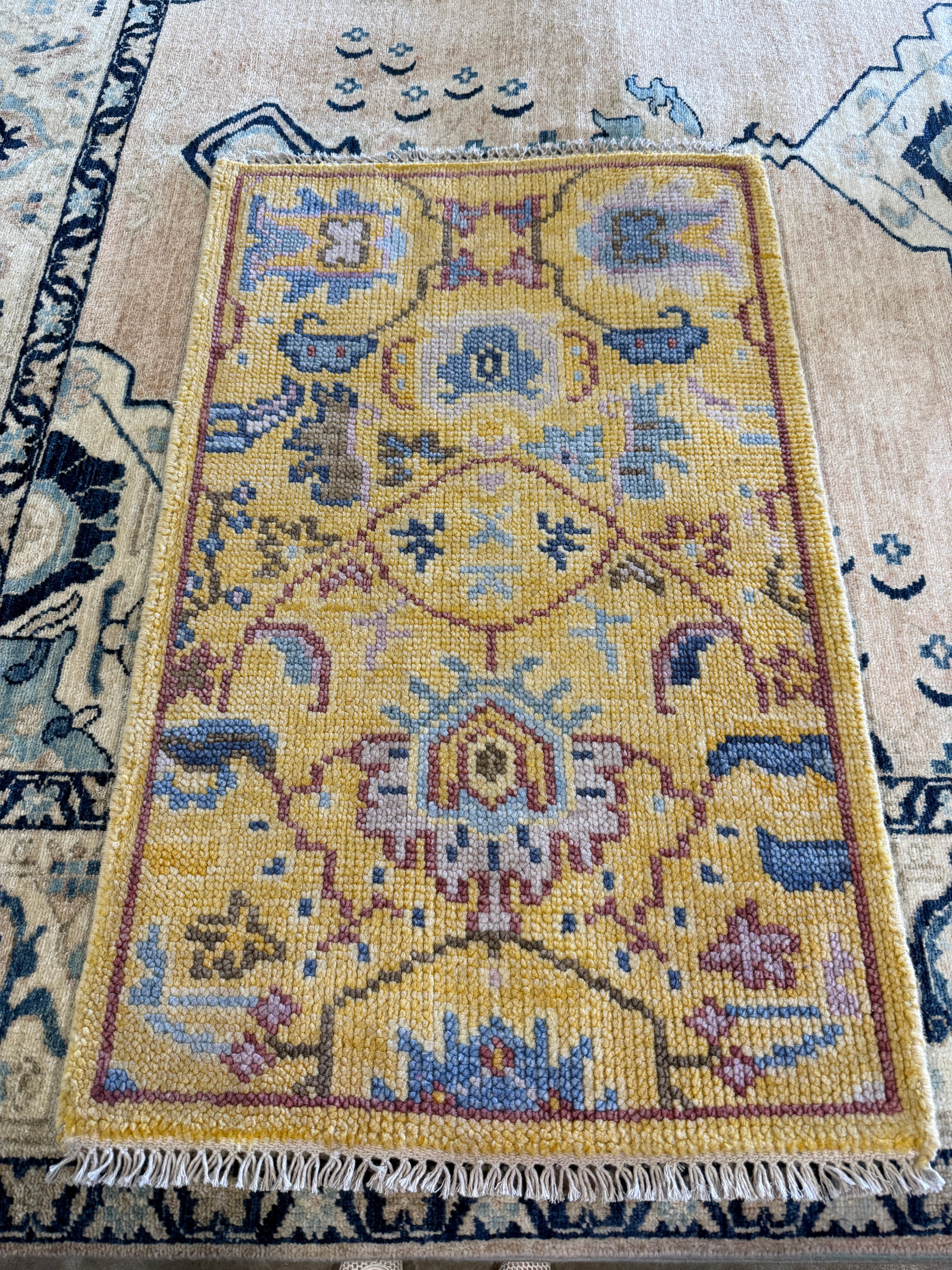 Martina Allen 2x3 Hand-Knotted Oushak Rug