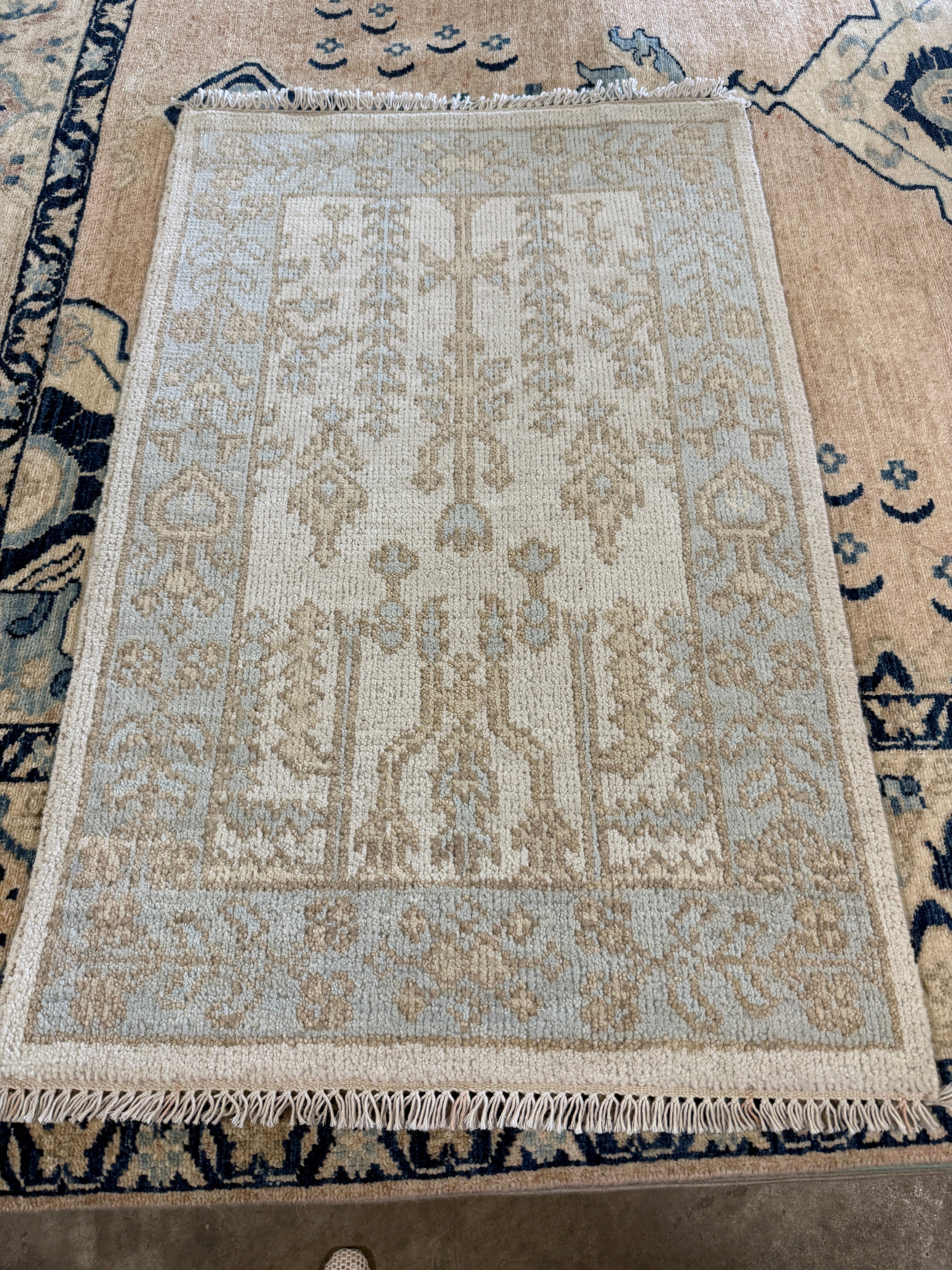 Arlene Allen 2x3 Hand-Knotted Oushak Rug