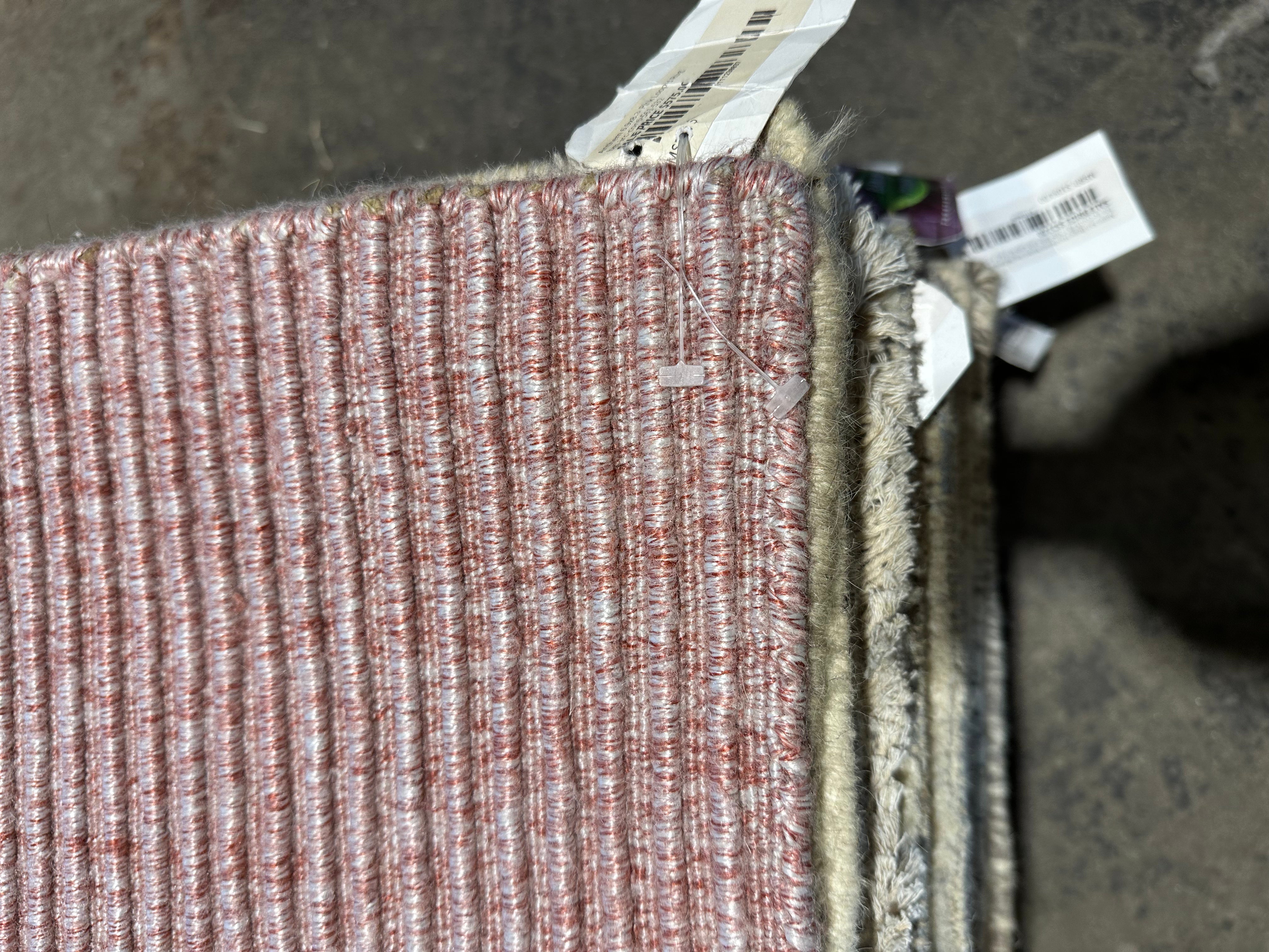 Anthem 6.9x8.3 Pink Looped Rug