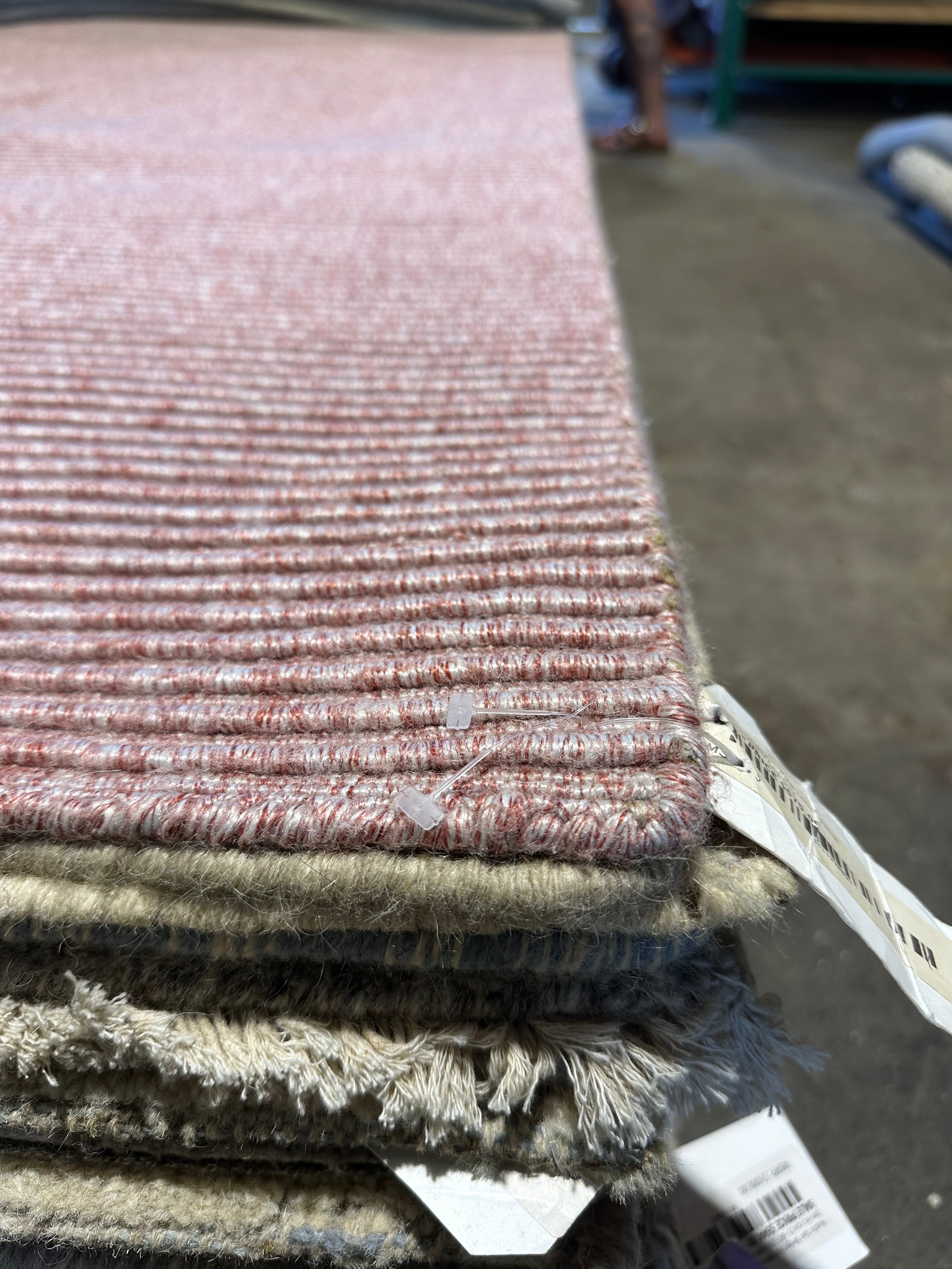 Anthem 6.9x8.3 Pink Looped Rug