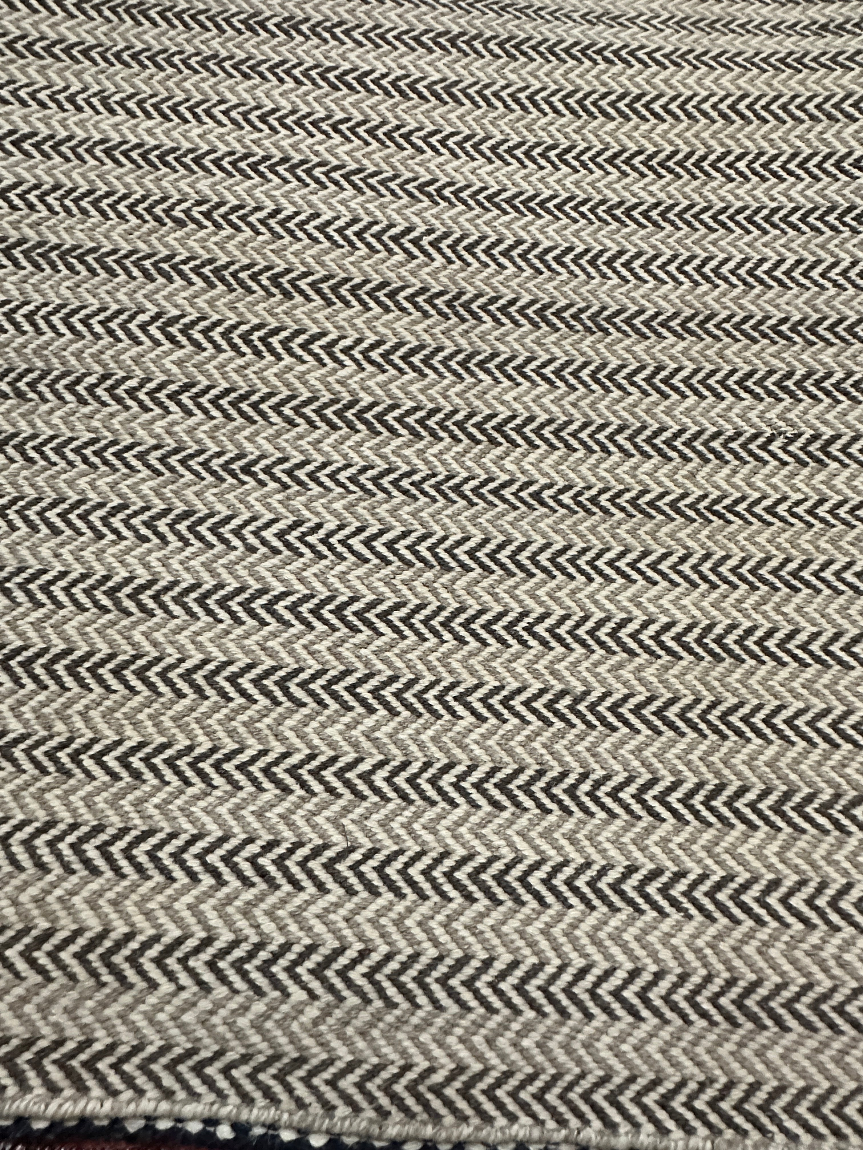 Ramirez 5.6x7 Hand-Woven Durrie Beige Mix