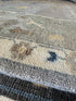 Lauren Hutton 9x12 Grey and Tan Hand-Knotted Oushak Rug