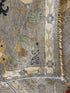 Lauren Hutton 9x12 Grey and Tan Hand-Knotted Oushak Rug