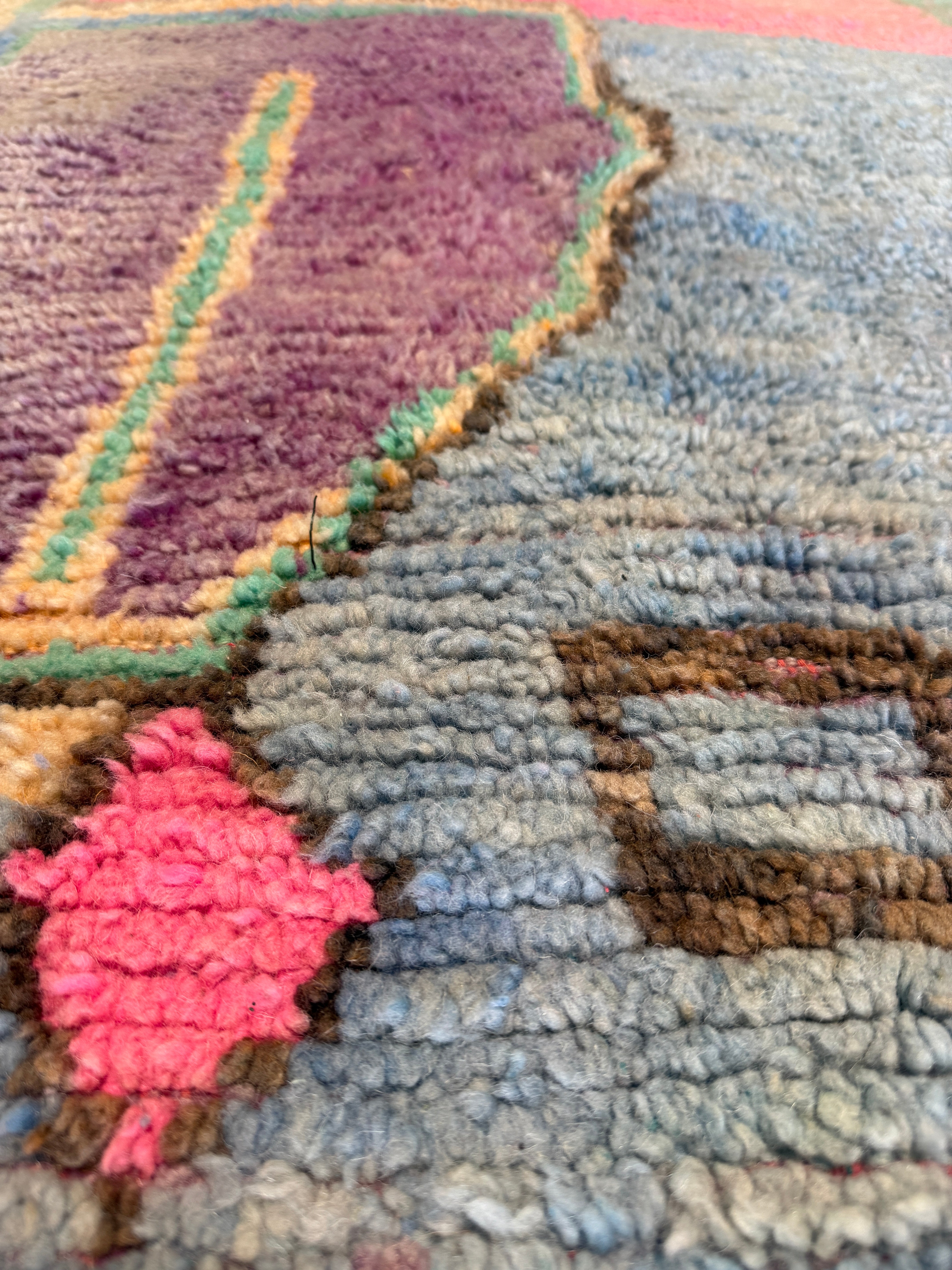 Ricky Lake 4.10x7.8 Colorful Moroccan Rug