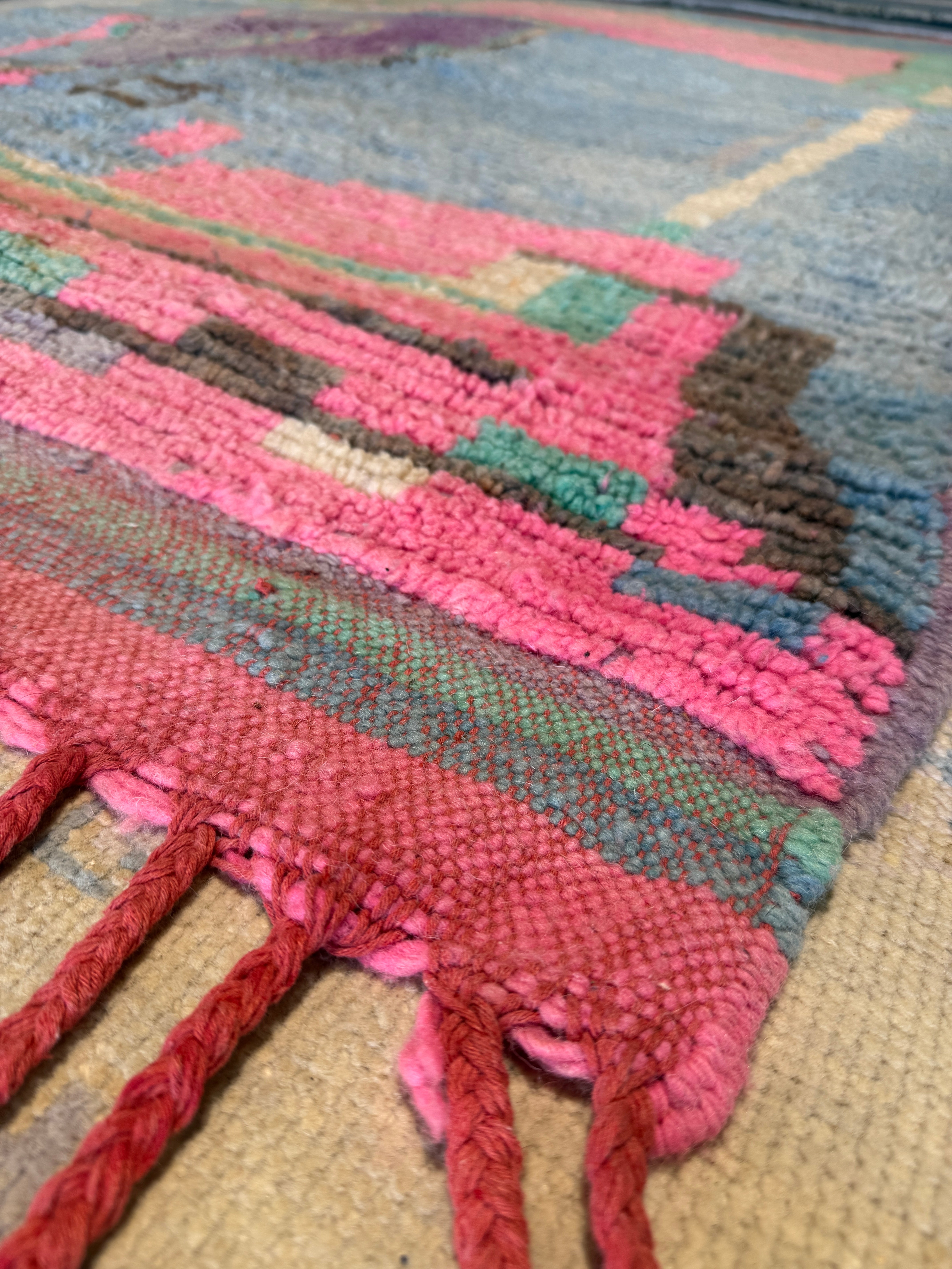 Ricky Lake 4.10x7.8 Colorful Moroccan Rug