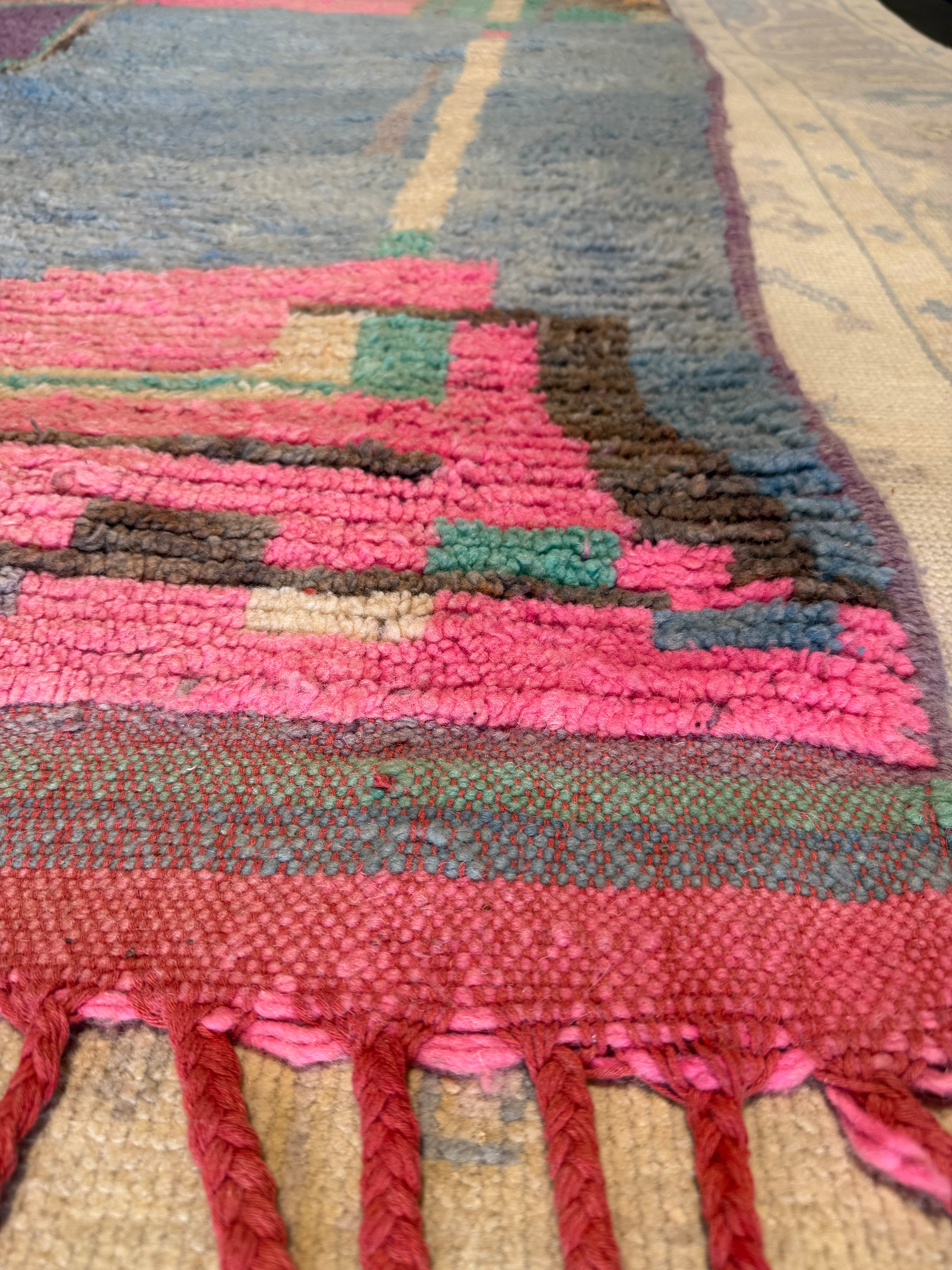 Ricky Lake 4.10x7.8 Colorful Moroccan Rug