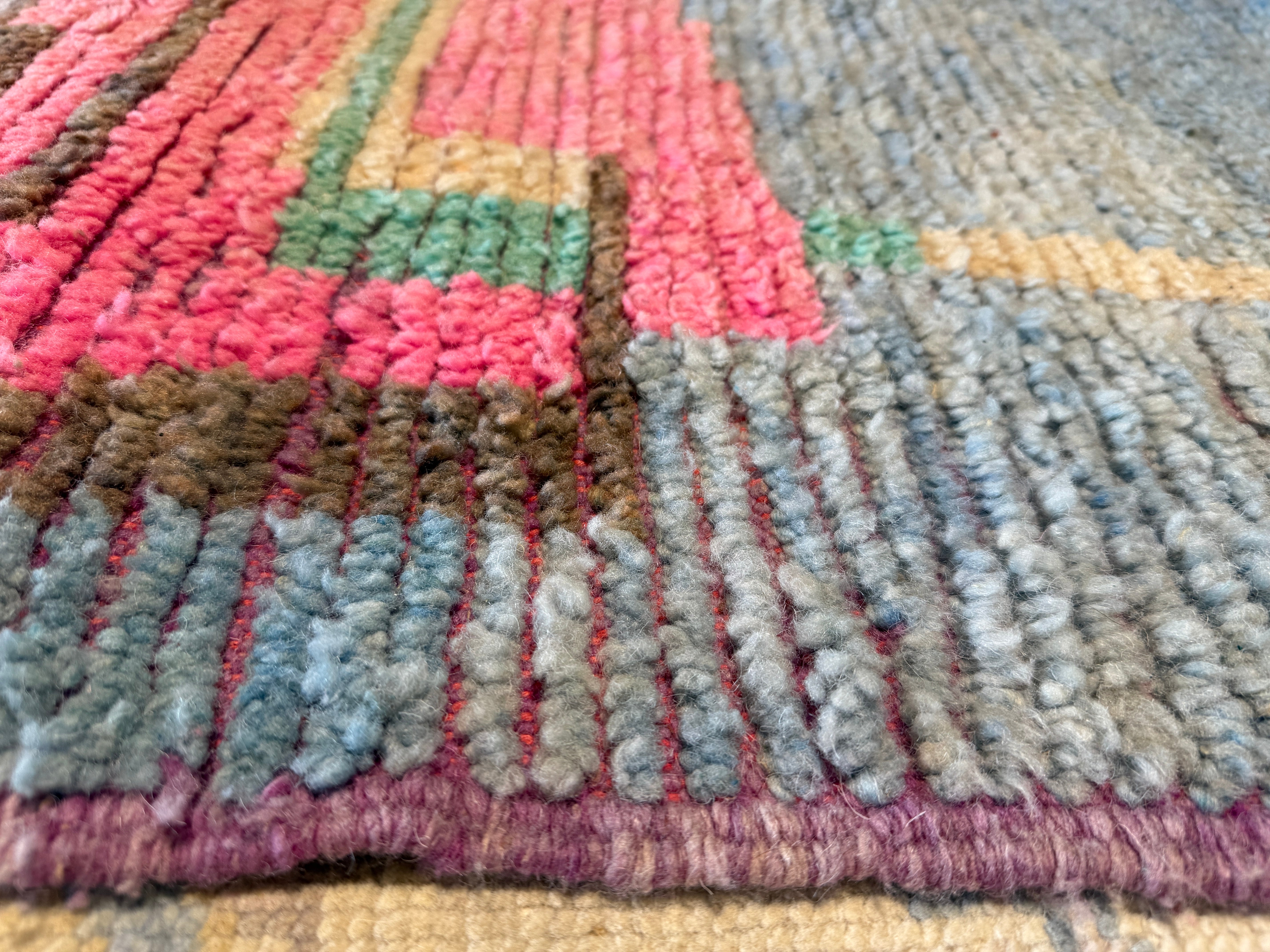 Ricky Lake 4.10x7.8 Colorful Moroccan Rug
