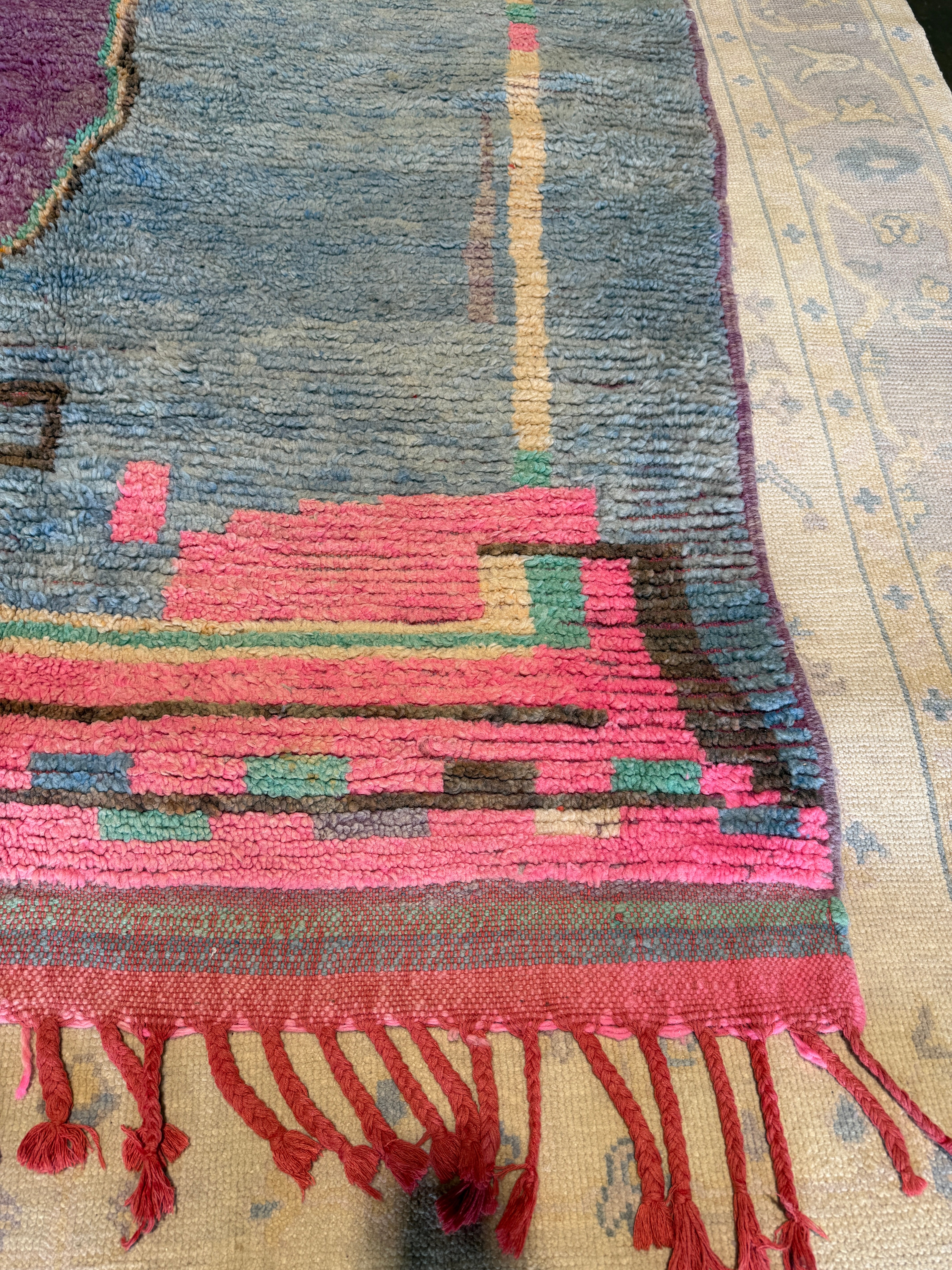 Ricky Lake 4.10x7.8 Colorful Moroccan Rug