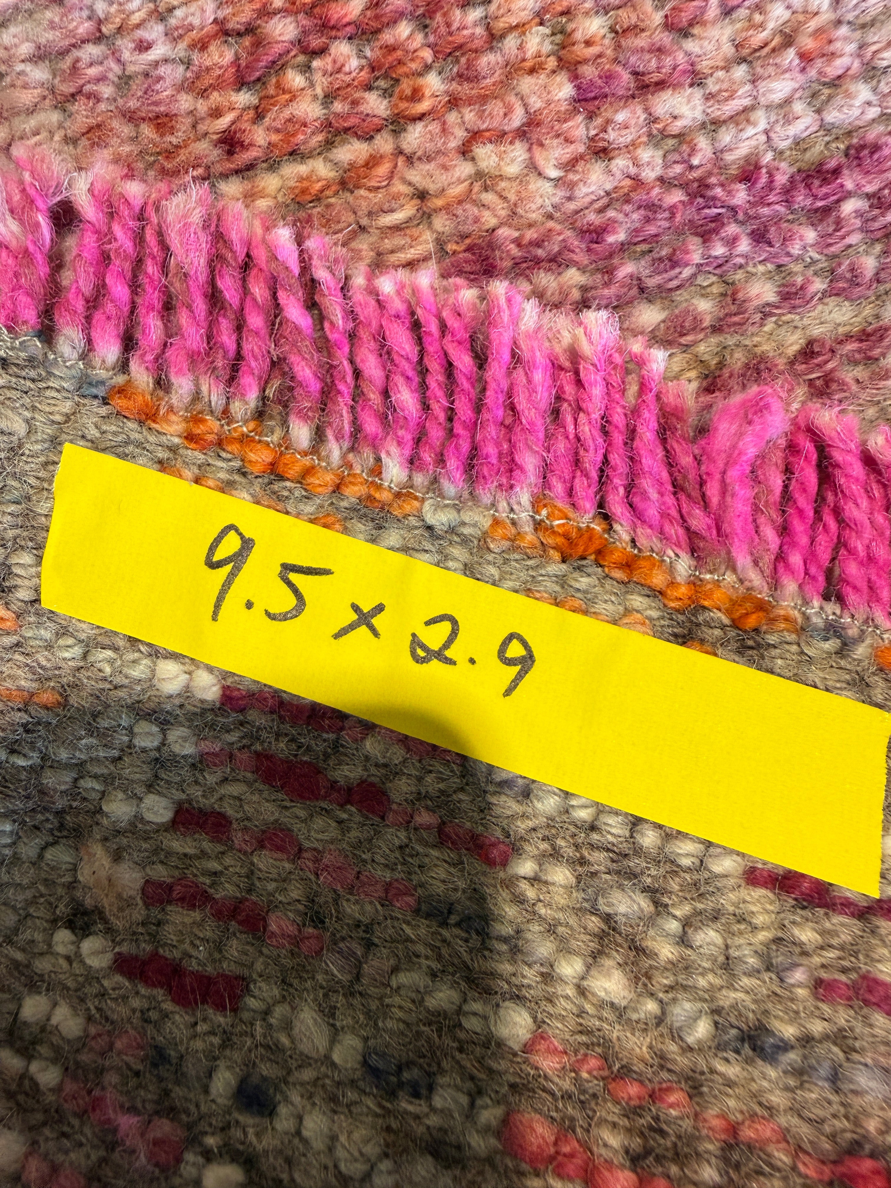 Ricky Ocean 2.9x9.5 Colorful Moroccan Runner