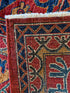 Dawn Green 8.4x10.3 Red and Blue Hand-Knotted Nomadic Caucasian Humna Wool Rug