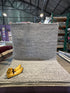 Justin Budfuloski 6.6x9.3 Grey Handwoven Modern Rug