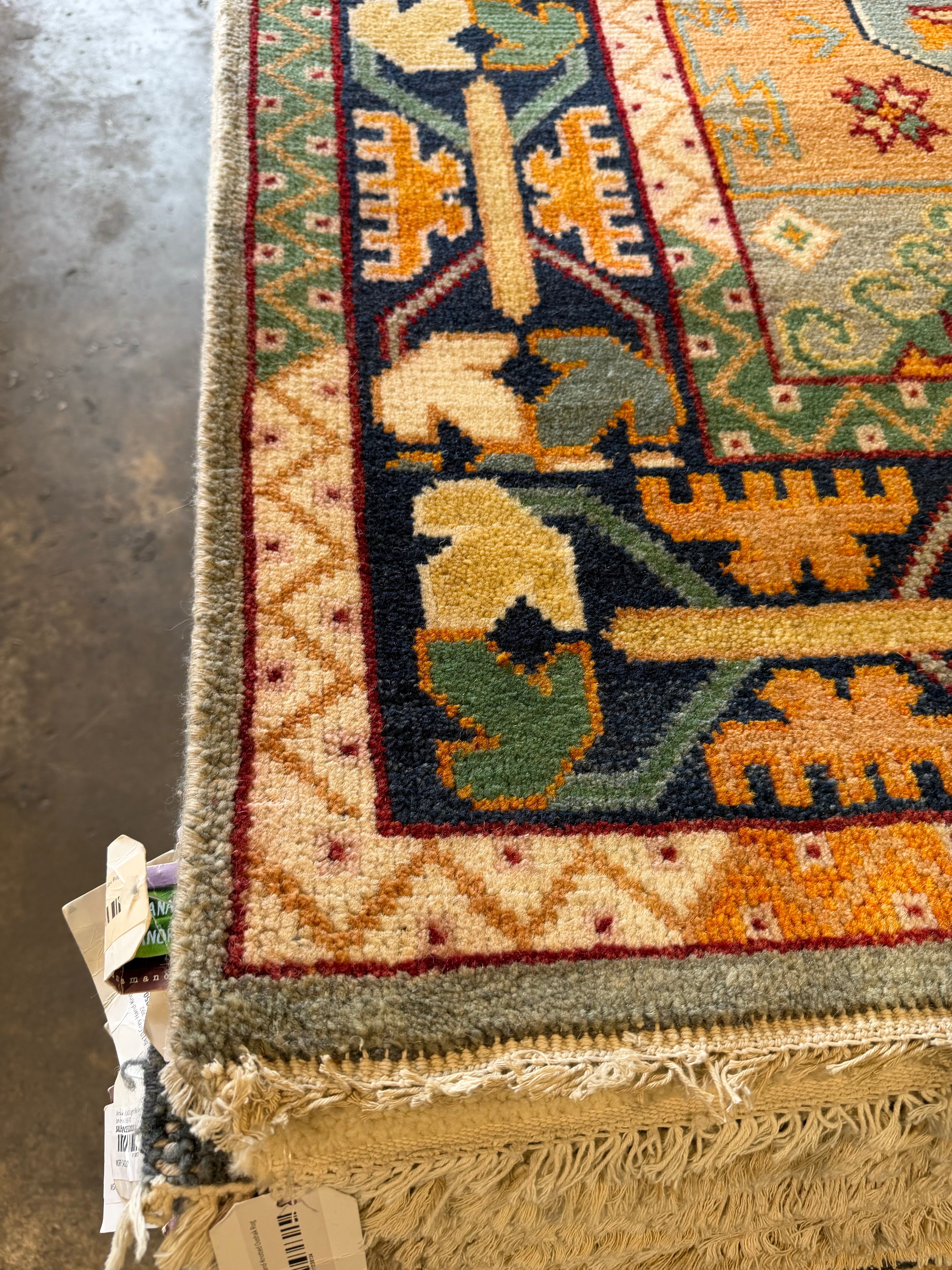 Lauren Norvelle 8x10 Multi Color Hand-Knotted Oushak Rug