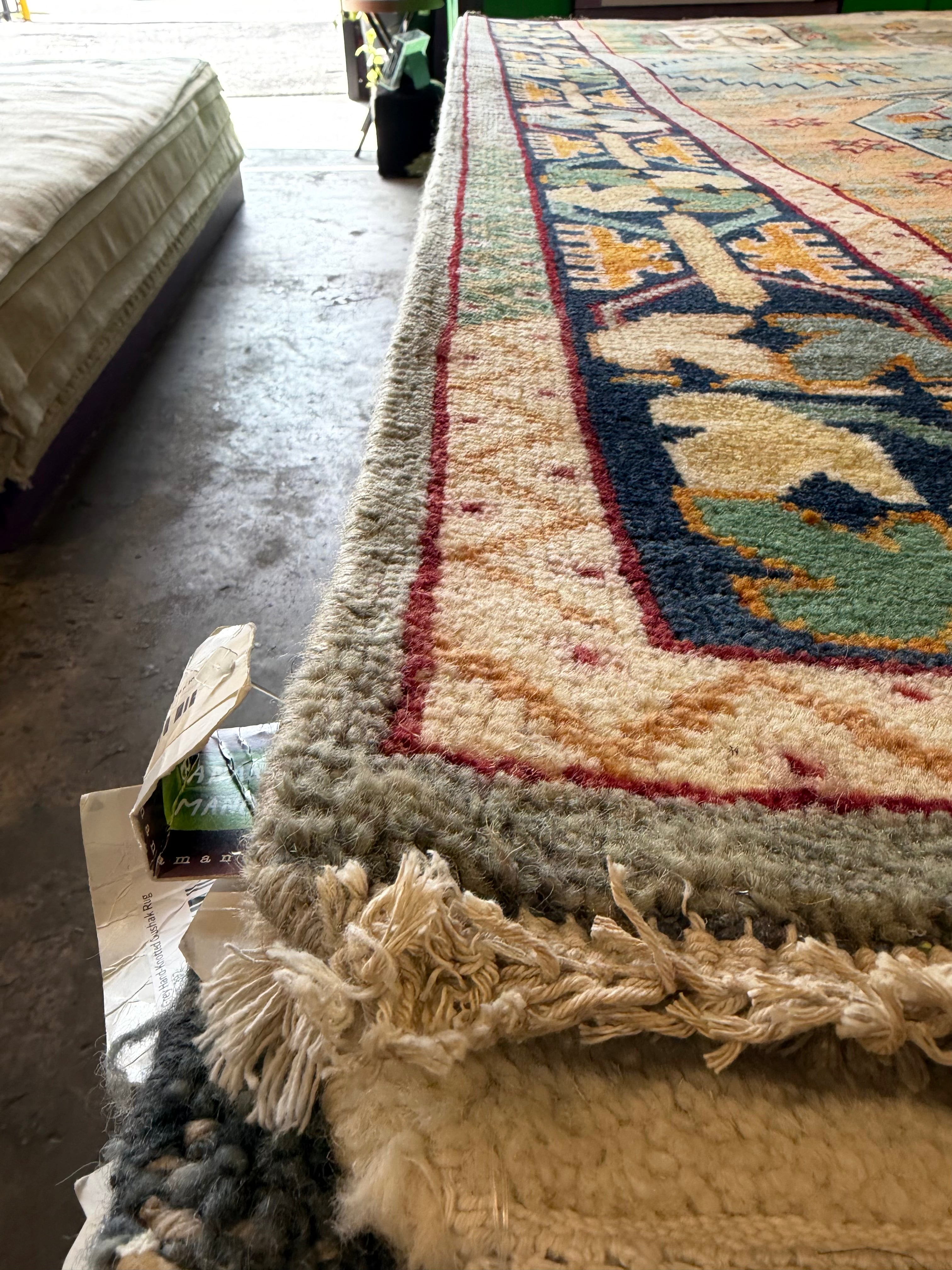 Lauren Norvelle 8x10 Multi Color Hand-Knotted Oushak Rug