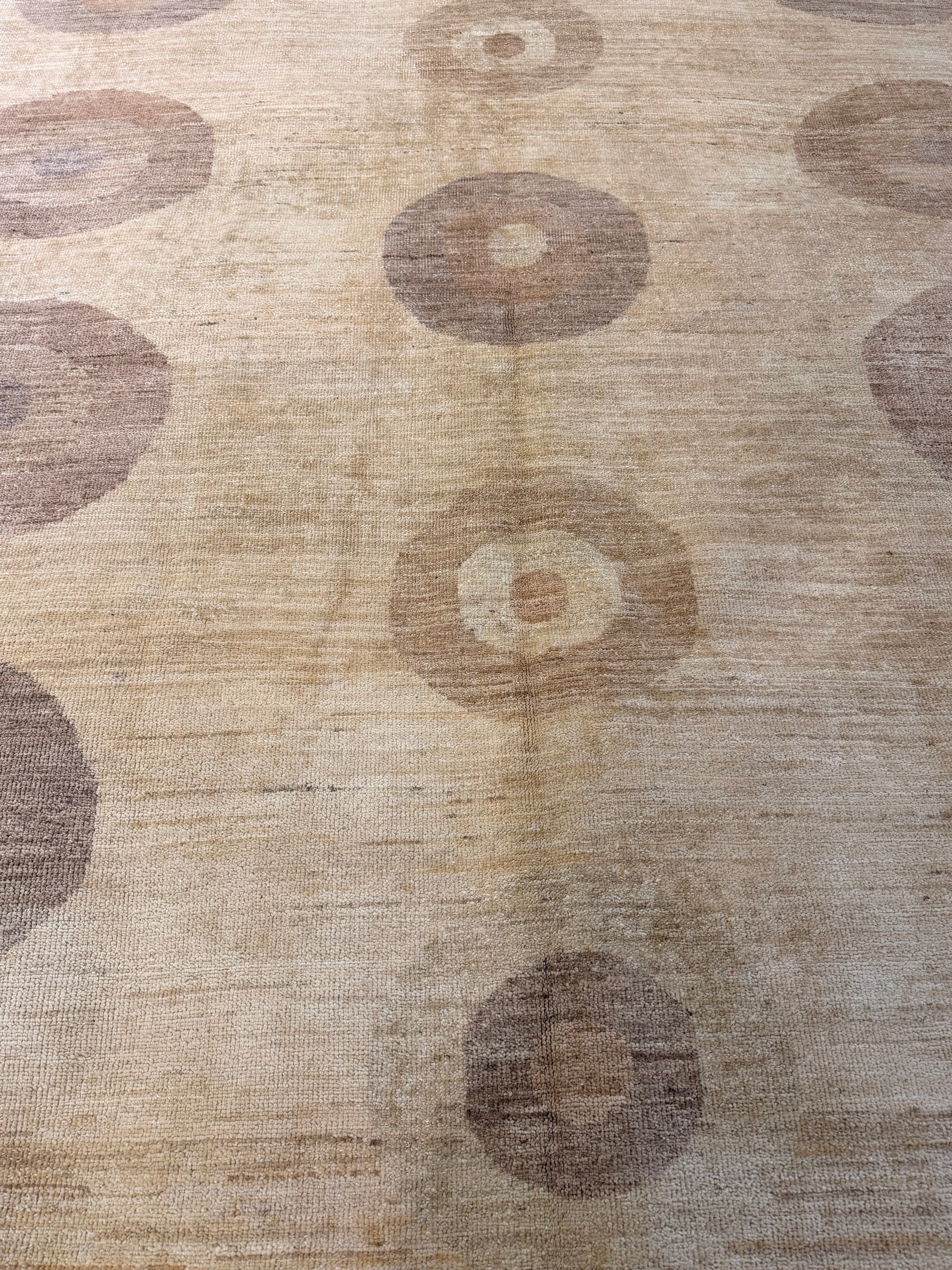 Maya Hawke 8.8x11.1 Afghani Oushak Tan Rug